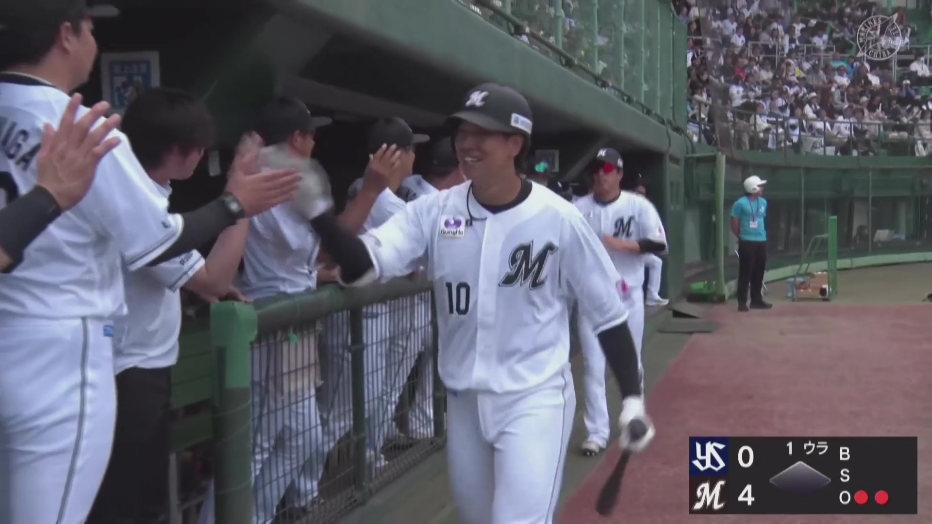 【ファーム】確信の一発!! マリーンズ・上田希由翔 ライト方向へ特大の2ランホームランを放つ!!  2026年6月6日 千葉ロッテマリーンズ 対 東京ヤクルトスワローズ