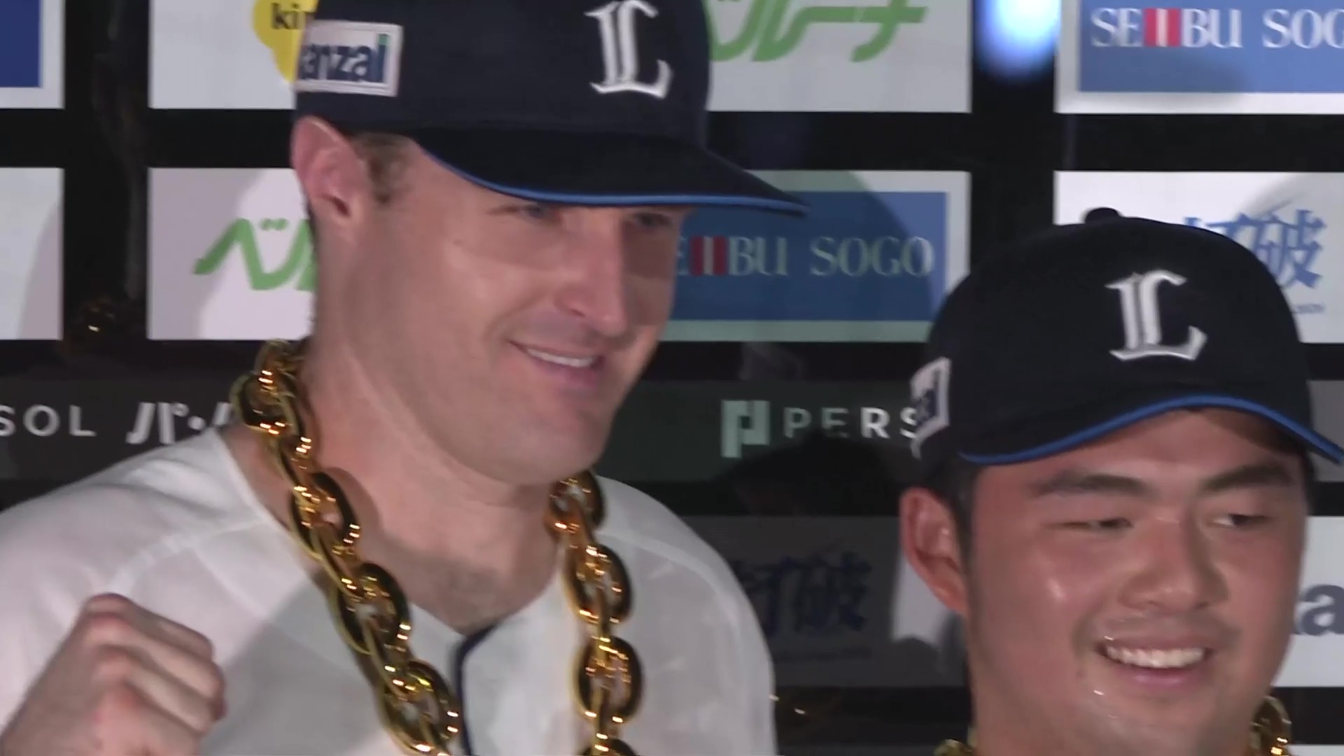 ライオンズ・豆田泰志投手・ネビン選手ヒーローインタビュー 7月22日 埼玉西武ライオンズ 対 北海道日本ハムファイターズ