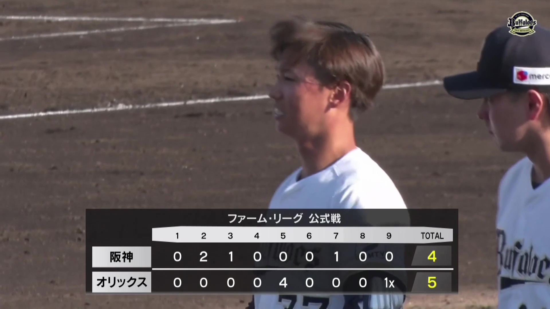 【ファーム】変化球を捉えた!! バファローズ・石川亮 センターオーバーのサヨナラタイムリー!! 2026年4月8日 オリックス・バファローズ 対 阪神タイガース