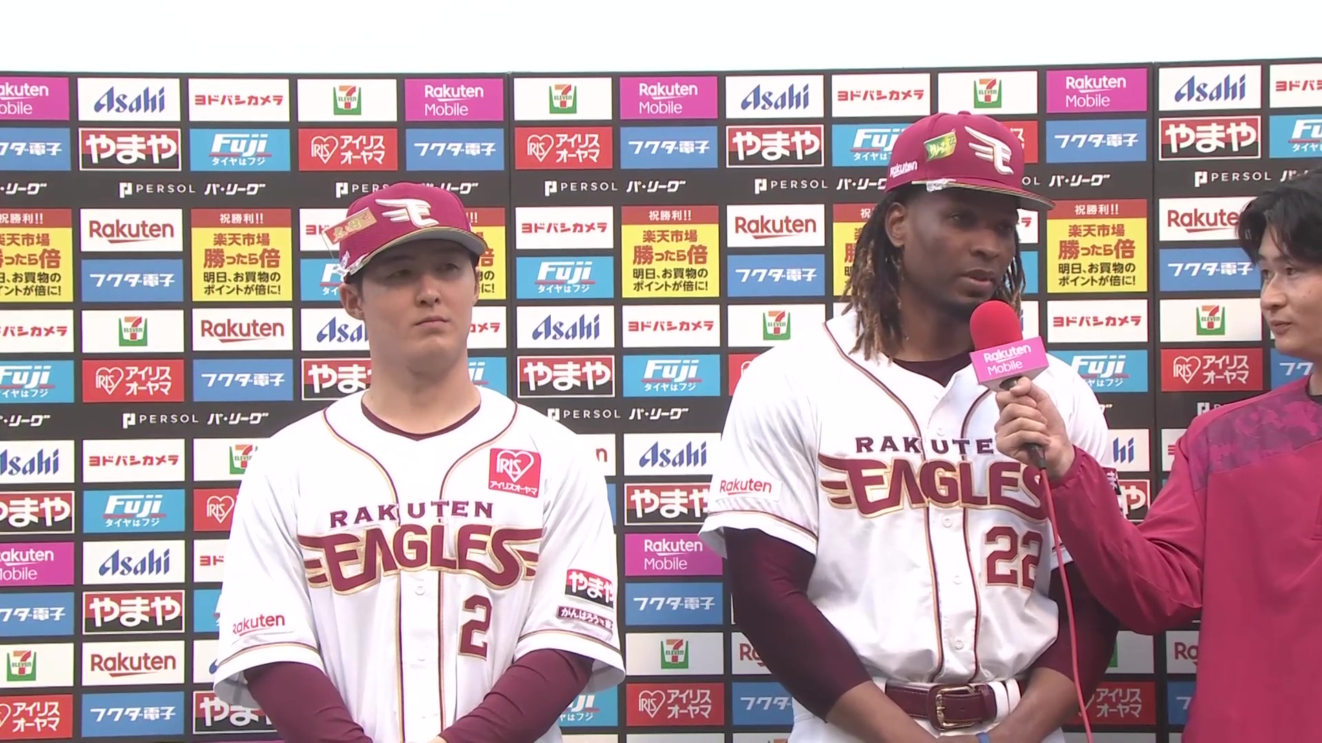 イーグルス・ウレーニャ投手・太田光選手ヒーローインタビュー 5月14日 東北楽天ゴールデンイーグルス 対 オリックス・バファローズ