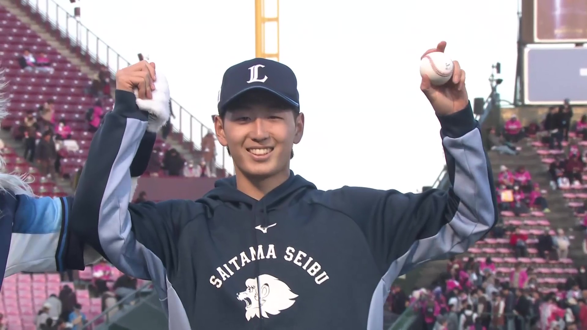 ライオンズ・篠原響投手ヒーローインタビュー 4月25日 東北楽天ゴールデンイーグルス 対 埼玉西武ライオンズ