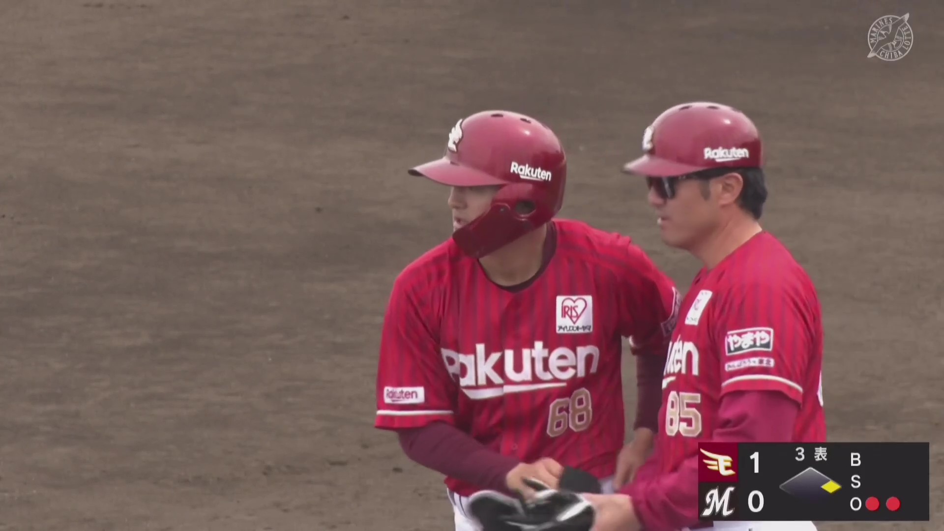 【ファーム】強烈な先制打!! イーグルス・青野拓海 サード強襲のタイムリーヒット!! 2026年3月18日 千葉ロッテマリーンズ 対 東北楽天ゴールデンイーグルス