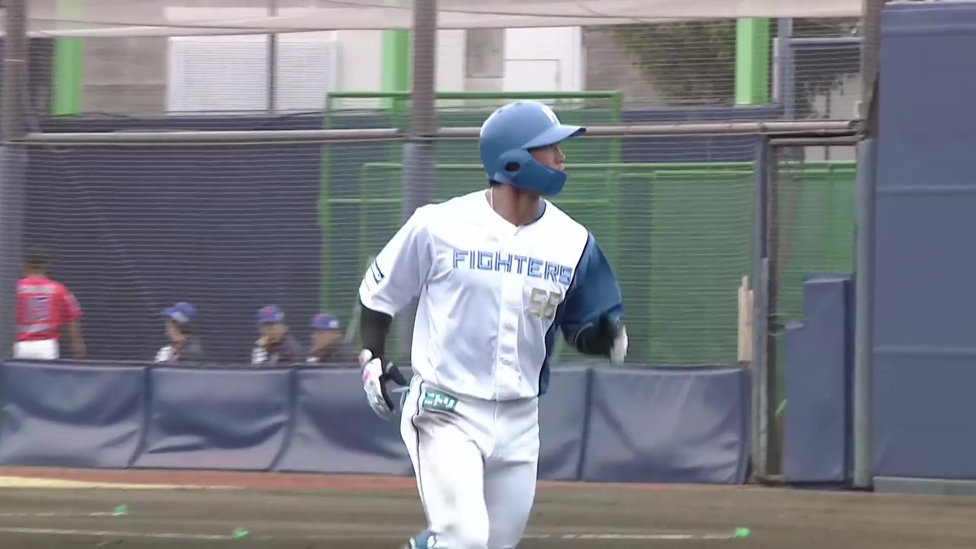 【ファーム】ついに試合が動く!! ファイターズ・細川凌平 一二塁間を破る先制タイムリー!! 2026年3月18日 北海道日本ハムファイターズ 対 オイシックス新潟アルビレックスBC