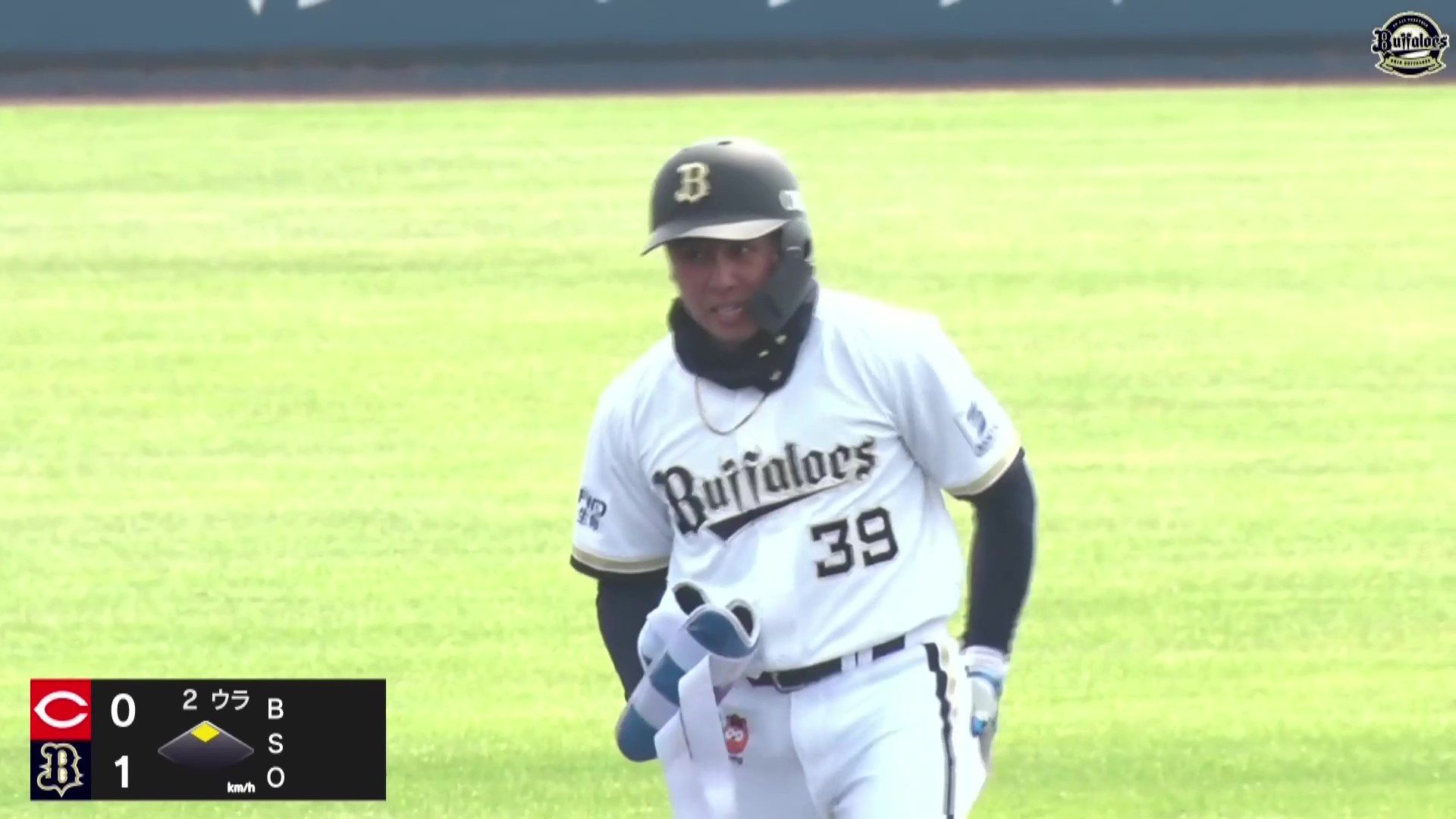 【ファーム】チャンスで先制!! バファローズ・池田陵真 連打で繋いで2点タイムリー2ベース!! 2026年3月20日 オリックス・バファローズ 対 広島東洋カープ