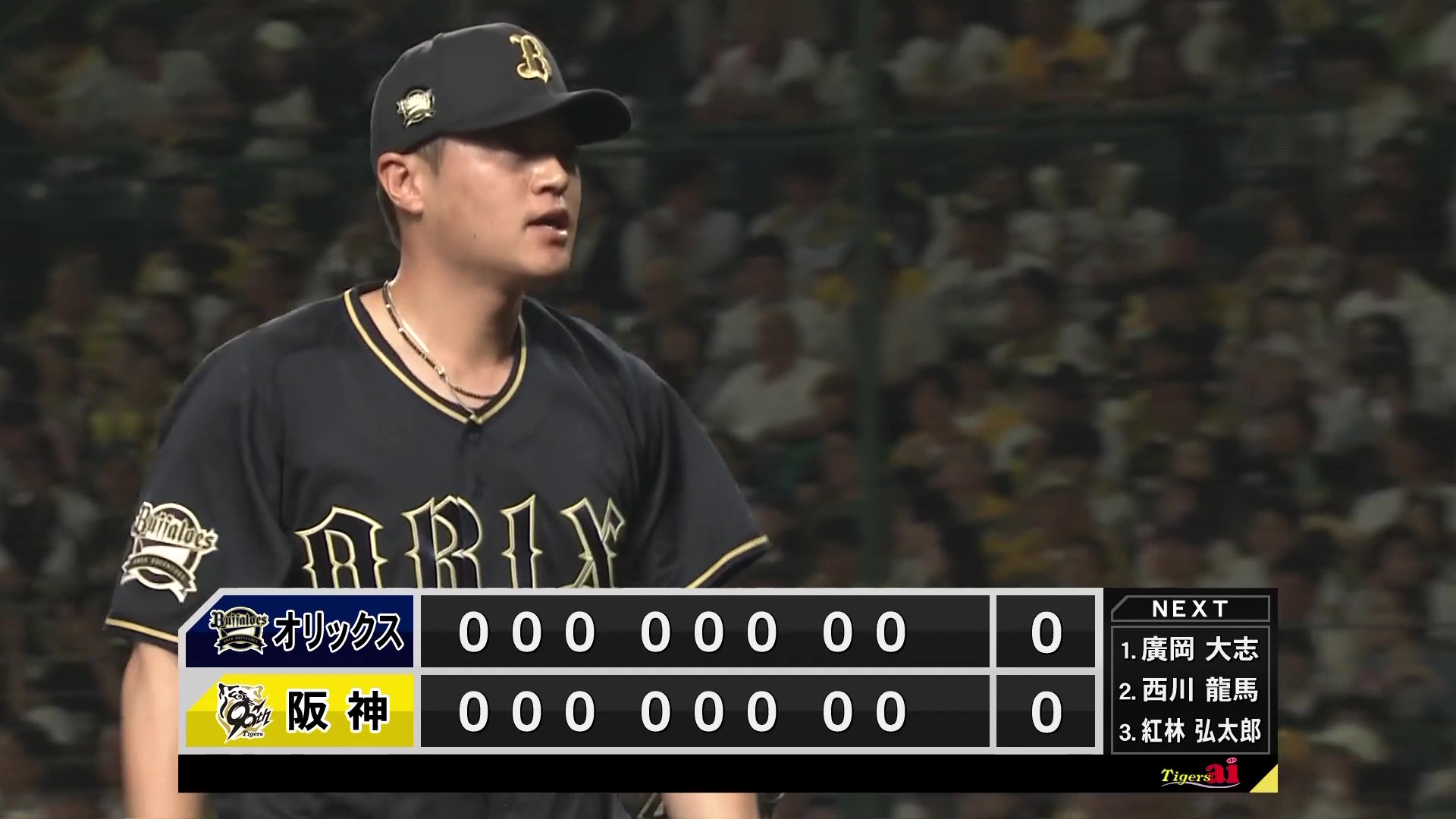 【8回裏】均衡を破らせない!! バファローズ・山田修義 2奪三振含む3者凡退に抑える!! 2025年6月6日 阪神タイガース 対 オリックス・バファローズ