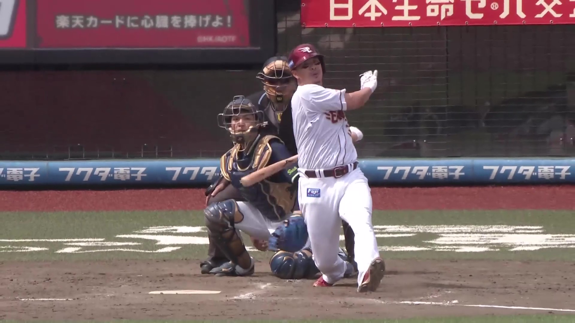 【4回裏】同点タイムリー!! イーグルス・浅村栄斗 直球を打ち返し試合を振り出しに戻す!! 2026年5月31日 東北楽天ゴールデンイーグルス 対 東京ヤクルトスワローズ