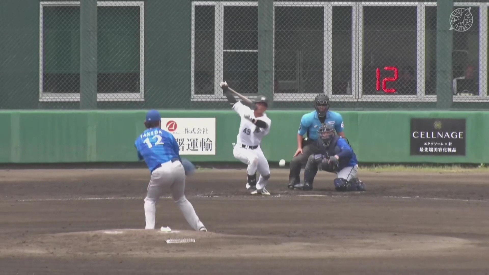 【ファーム】マリーンズ・立松由宇 センターへのタイムリーヒットを放ち1点差に迫る!! 2026年8月26日 千葉ロッテマリーンズ 対 横浜DeNAベイスターズ