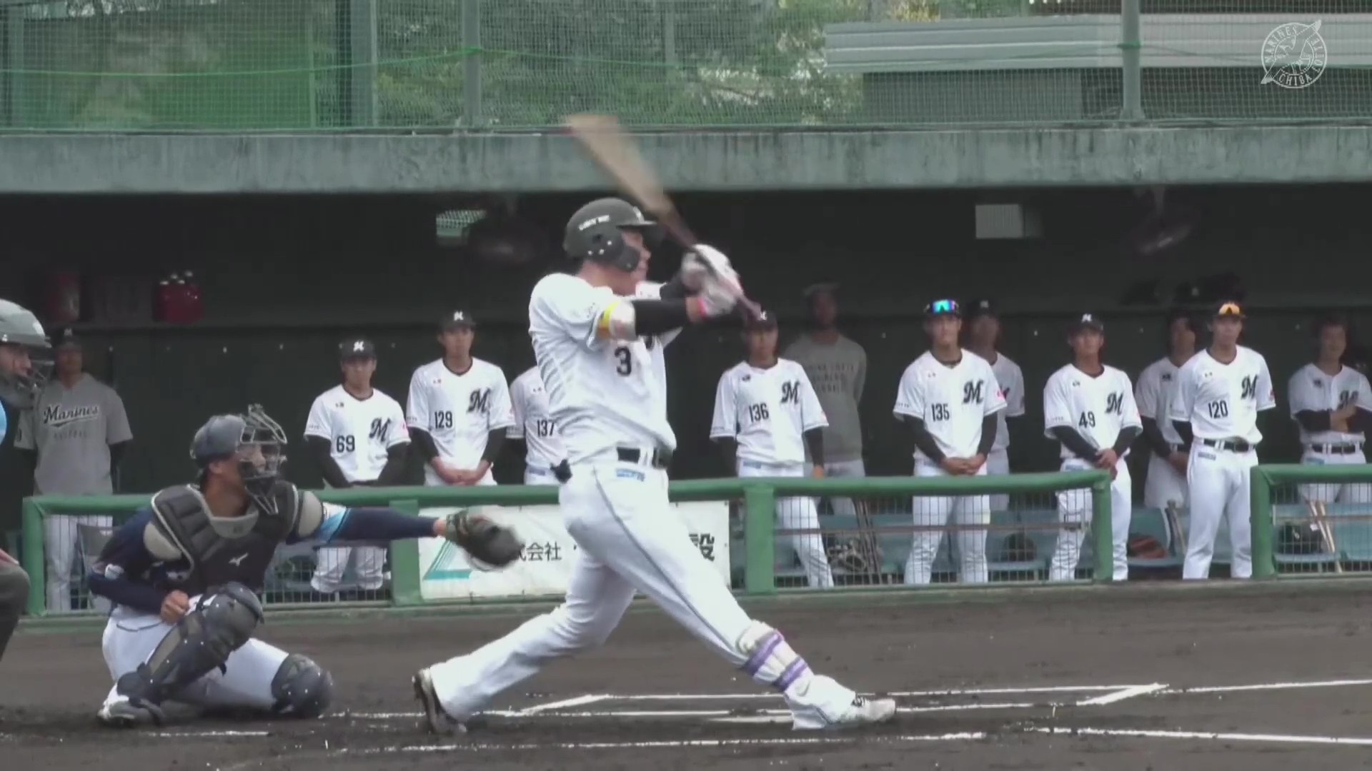 【ファーム】ファーム最終打席!! マリーンズ・角中勝也 ライト前へのヒットでチャンス拡大!! 2026年9月23日 千葉ロッテマリーンズ 対 埼玉西武ライオンズ