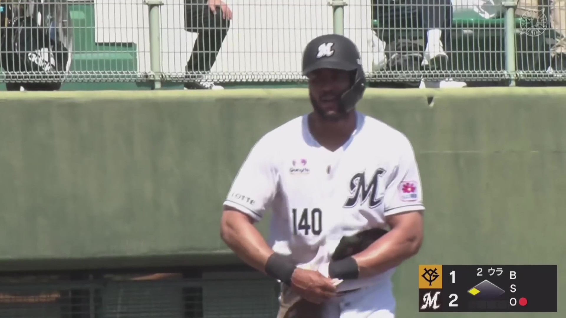 【ファーム】逆転の一打!! マリーンズ・アセベド 右中間を大きく破るタイムリー3ベースヒット!! 2026年5月10日 千葉ロッテマリーンズ 対 読売ジャイアンツ