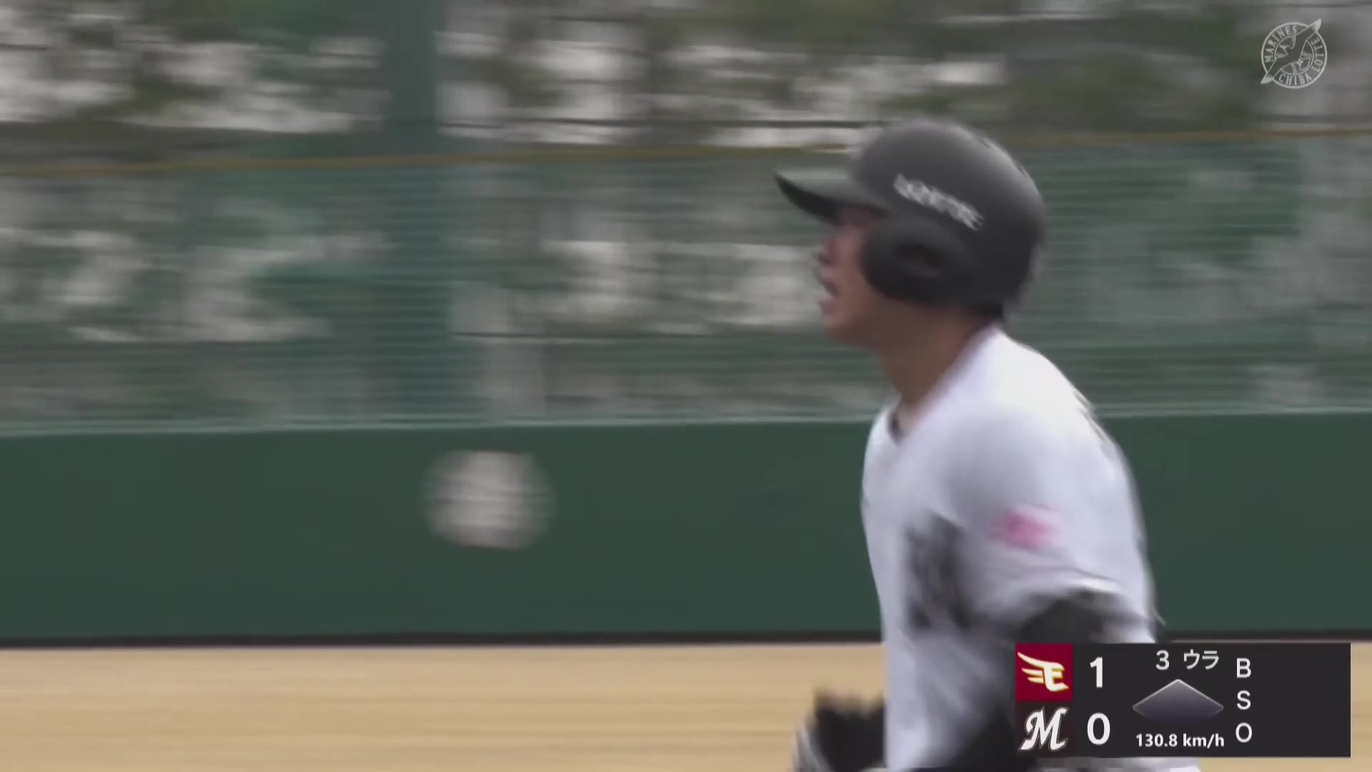 【ファーム】変化球に上手く合わせた!! マリーンズ・岡村了樹 プロ初安打を記録!! 2026年3月19日 千葉ロッテマリーンズ 対 東北楽天ゴールデンイーグルス