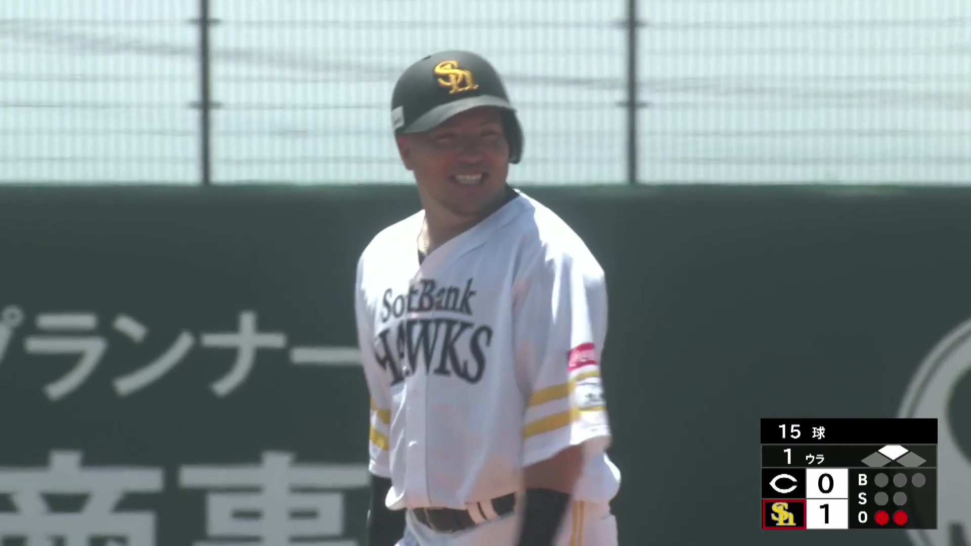 【ファーム】右中間真っ二つ!! ホークス・山川穂高 先制のタイムリー2ベース!! 2026年7月20日 福岡ソフトバンクホークス 対 広島東洋カープ