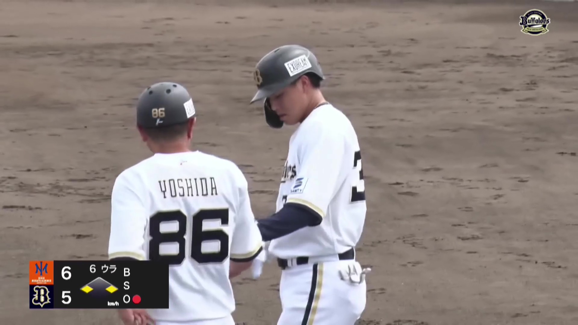 【ファーム】掬い上げてタイムリー‼ バファローズ・横山聖哉 ライトにヒットを放ち1点差‼ 2026年8月4日 オリックス・バファローズ 対 オイシックス新潟アルビレックスBC