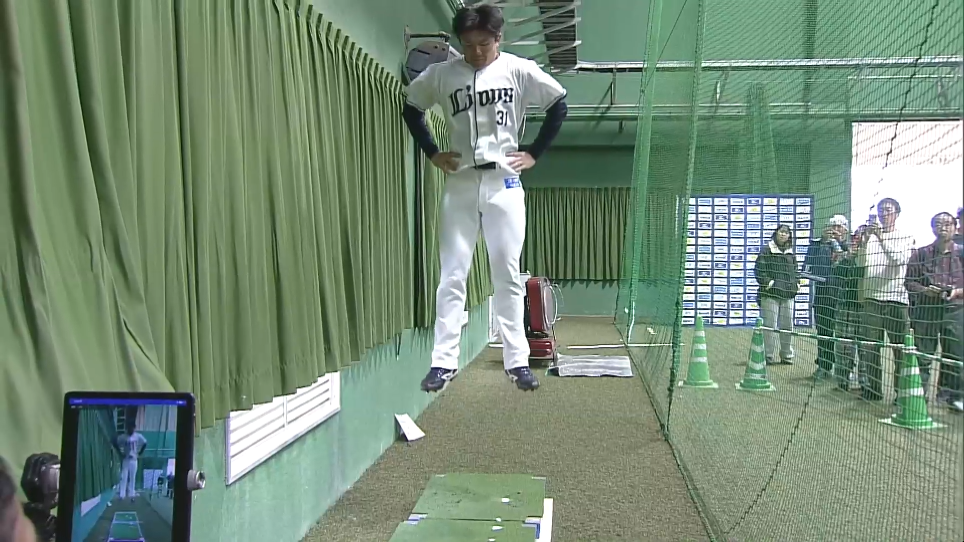 【春季キャンプ】ポテンシャルはいかに!? ライオンズ新加入の茶野篤政が垂直飛びにチャレンジ!! 2026年2月16日 埼玉西武ライオンズ