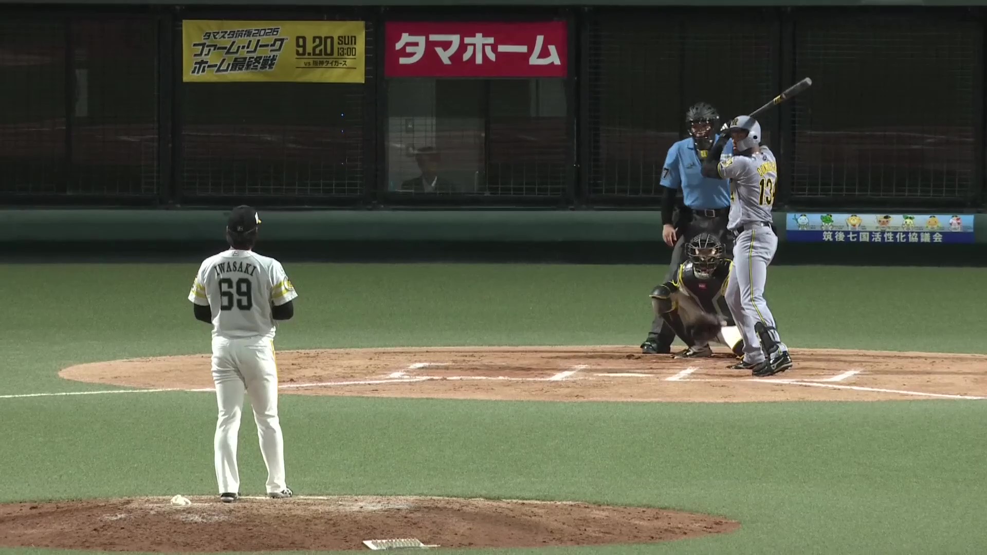 【ファーム】ホークス・岩崎峻典 3回1/3を無失点に抑える好リリーフ!! 2026年9月19日 福岡ソフトバンクホークス 対 阪神タイガース