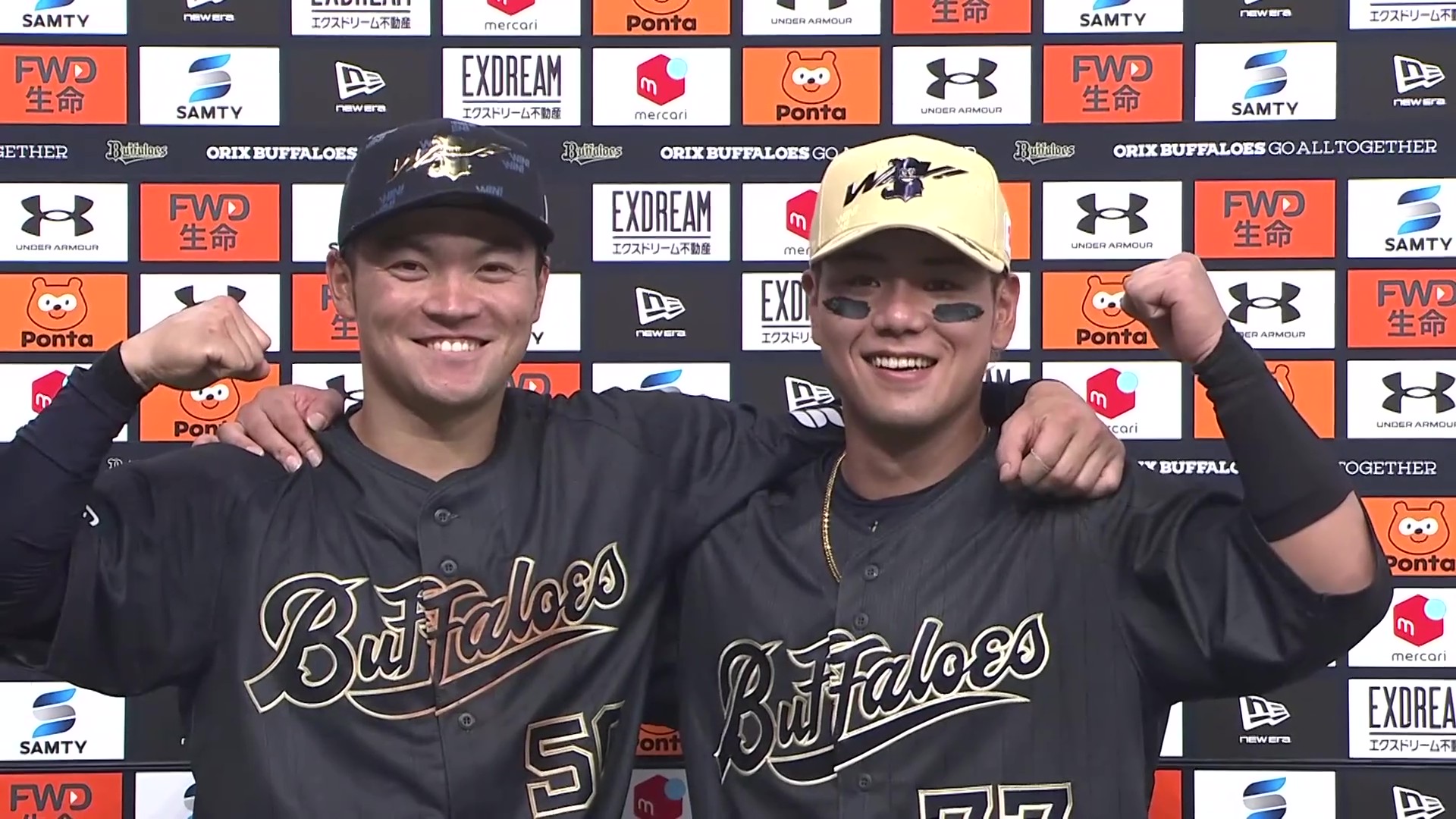 バファローズ・杉澤龍選手・山中稜真選手ヒーローインタビュー 6月14日 オリックス・バファローズ 対 阪神タイガース
