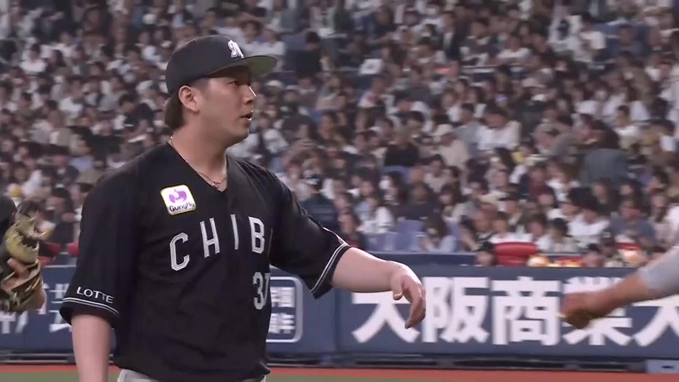 【7回裏】最後は三振で締める!! マリーンズ・小野郁 この回を3者凡退に抑える好投!! 2026年5月5日 オリックス・バファローズ 対 千葉ロッテマリーンズ