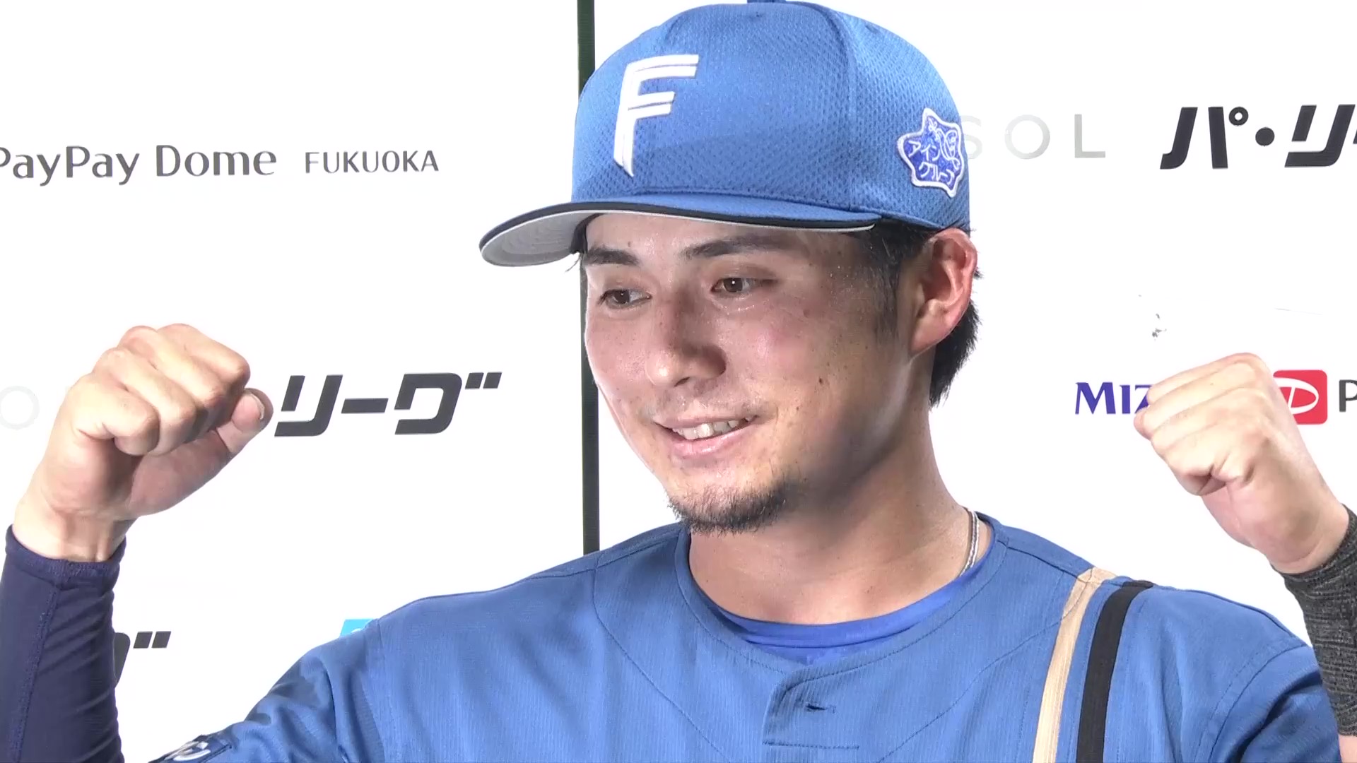 ファイターズ・上川畑大悟選手ヒーローインタビュー 8月6日 福岡ソフトバンクホークス 対 北海道日本ハムファイターズ
