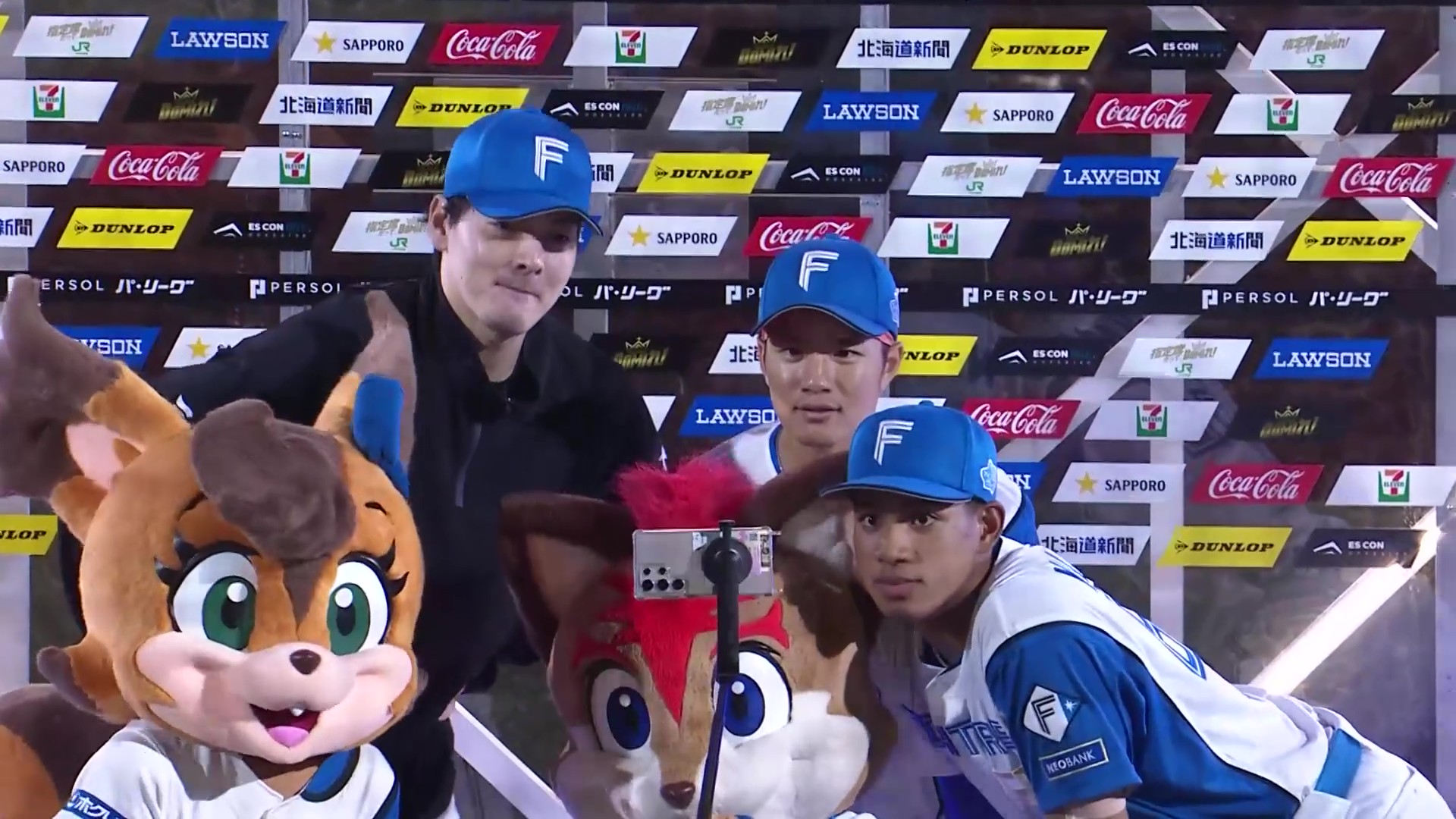 ファイターズ・有原航平投手・奈良間大己選手・万波中正選手ヒーローインタビュー 4月5日 北海道日本ハムファイターズ 対 オリックス・バファローズ