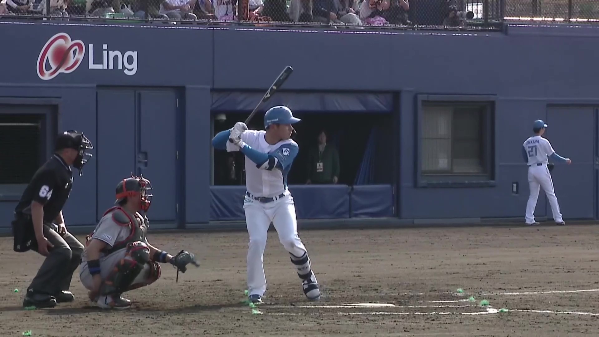 【ファーム】打撃でアピール!! ファイターズ・宮崎一樹 2打席連続のタイムリーヒットで勝ち越しに成功!! 2026年3月29日 北海道日本ハムファイターズ 対 読売ジャイアンツ