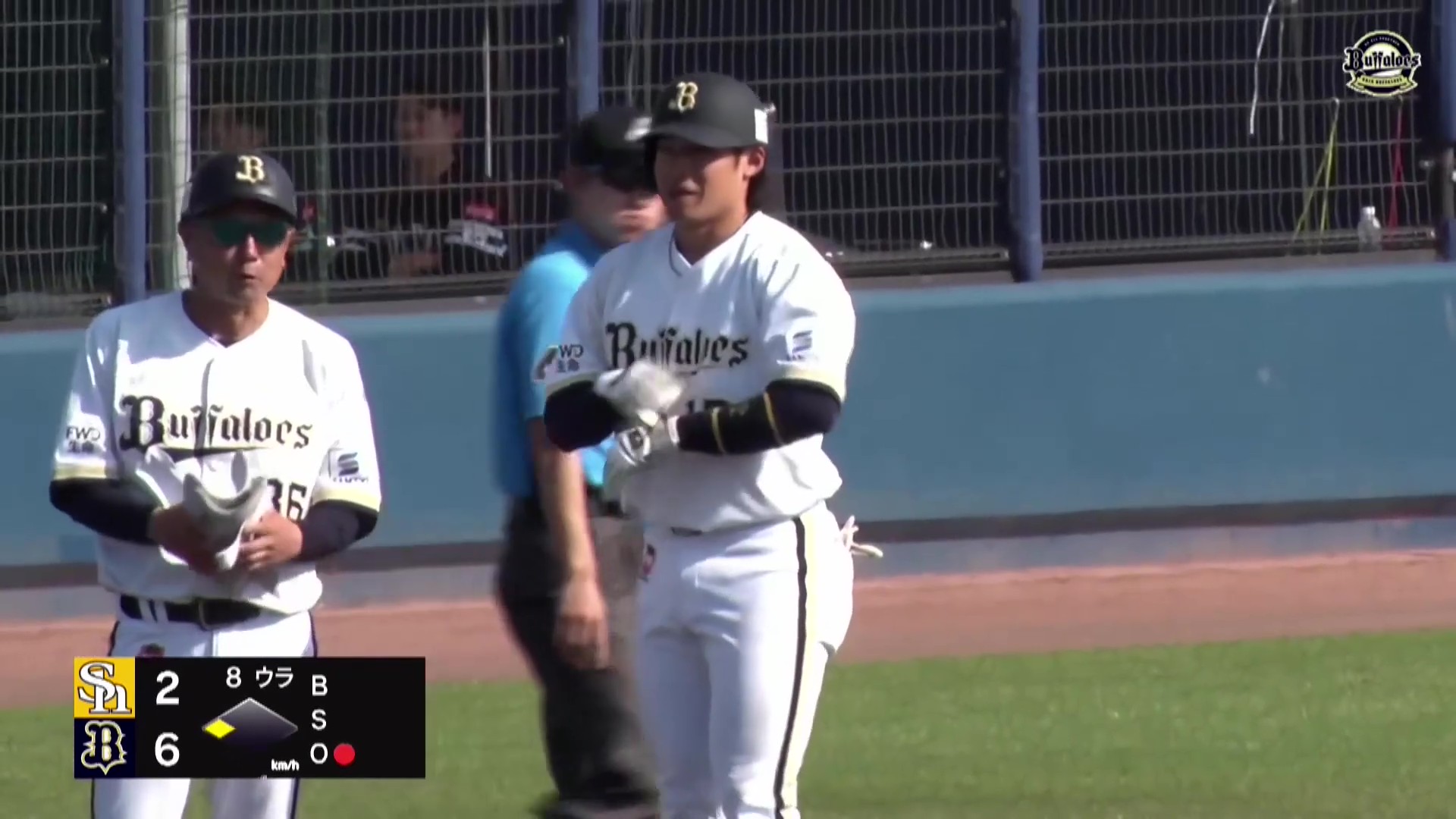 【ファーム】バファローズ・遠藤成 左中間を破るタイムリー3ベースヒットを放つ!! 2026年5月15日 オリックス・バファローズ 対 福岡ソフトバンクホークス