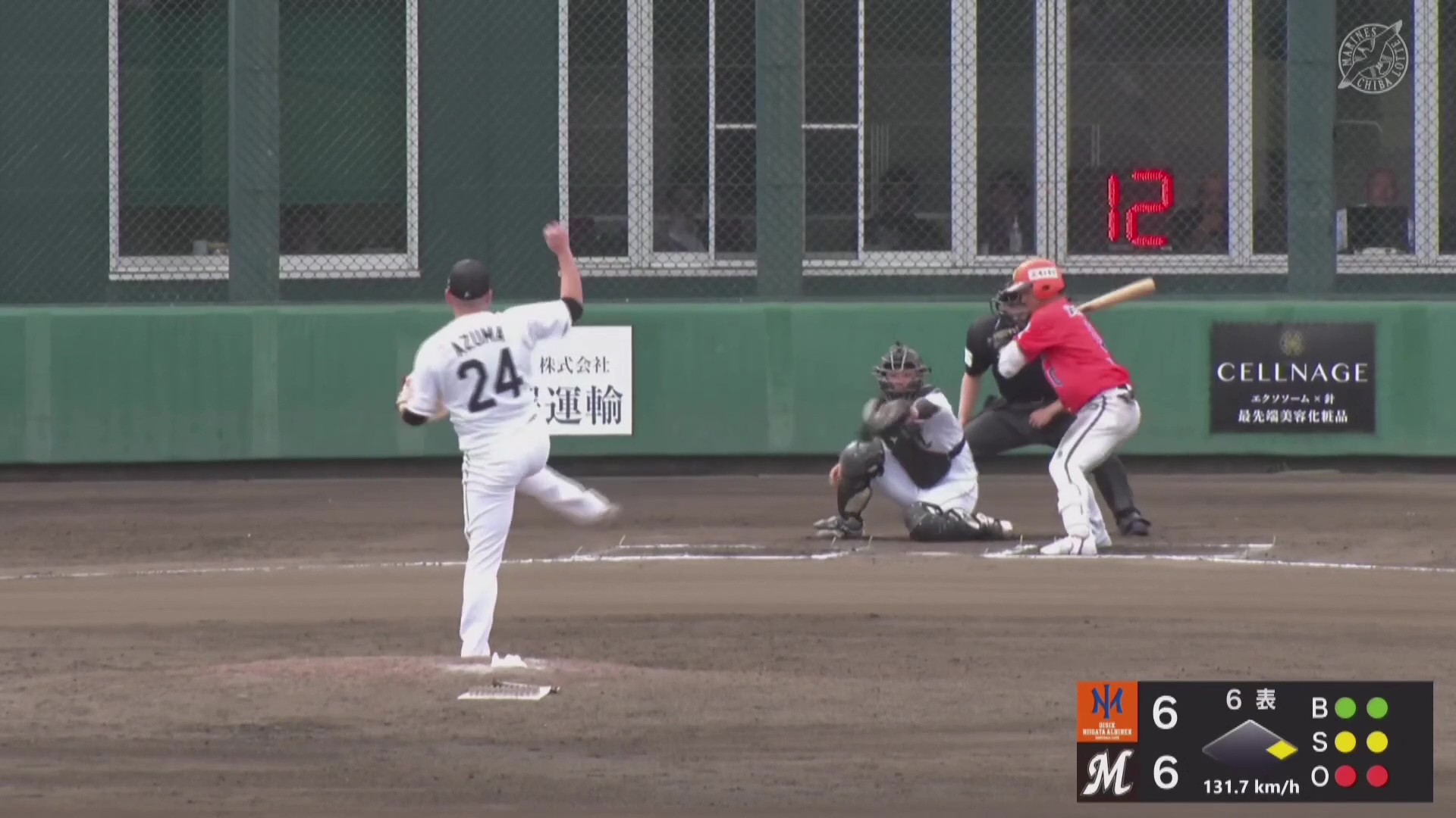 【ファーム】マリーンズ・東妻勇輔 2イニングを4奪三振無失点に抑える好リリーフ!! 2026年4月15日 千葉ロッテマリーンズ 対 オイシックス新潟アルビレックスBC