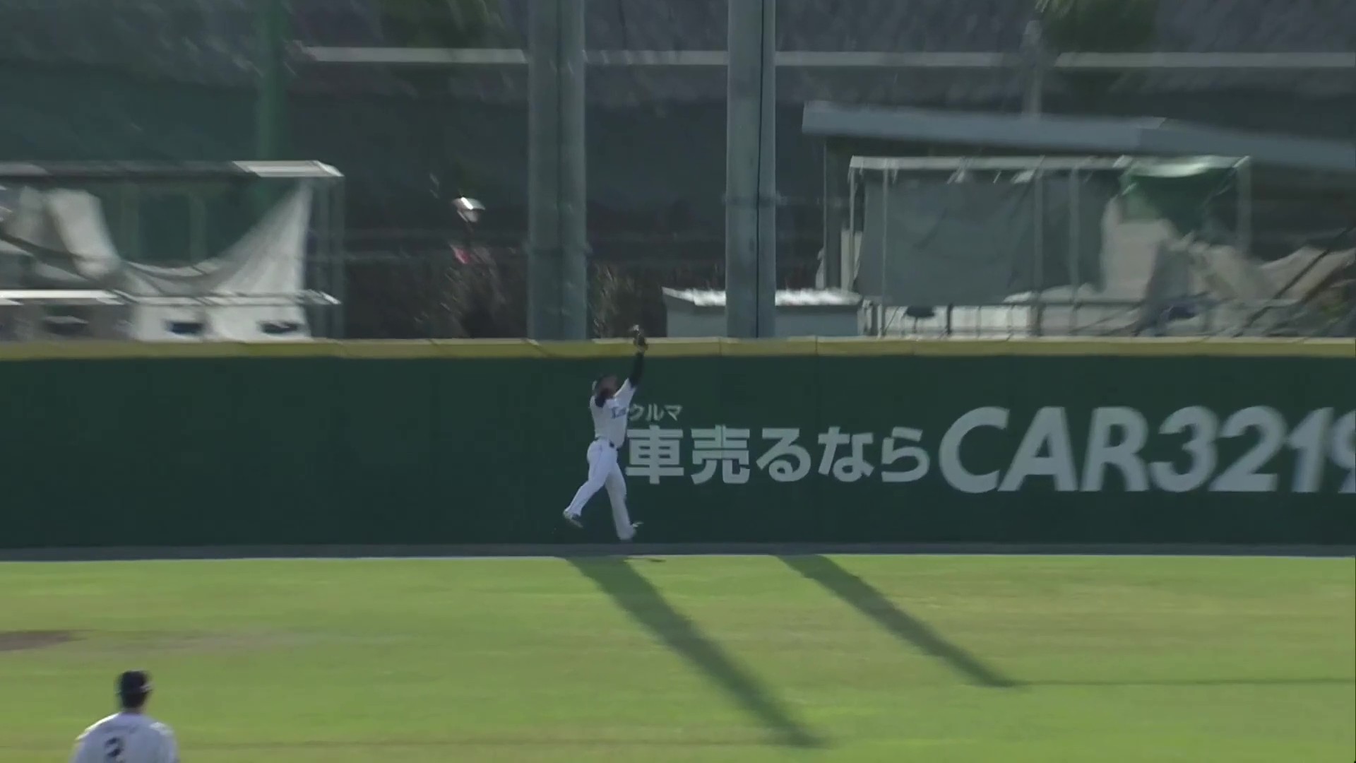 【ファーム】ファインプレー!! ライオンズ・仲三優太 レフトへの大きな打球をジャンピングキャッチ!! 2026年4月28日 埼玉西武ライオンズ 対 広島東洋カープ
