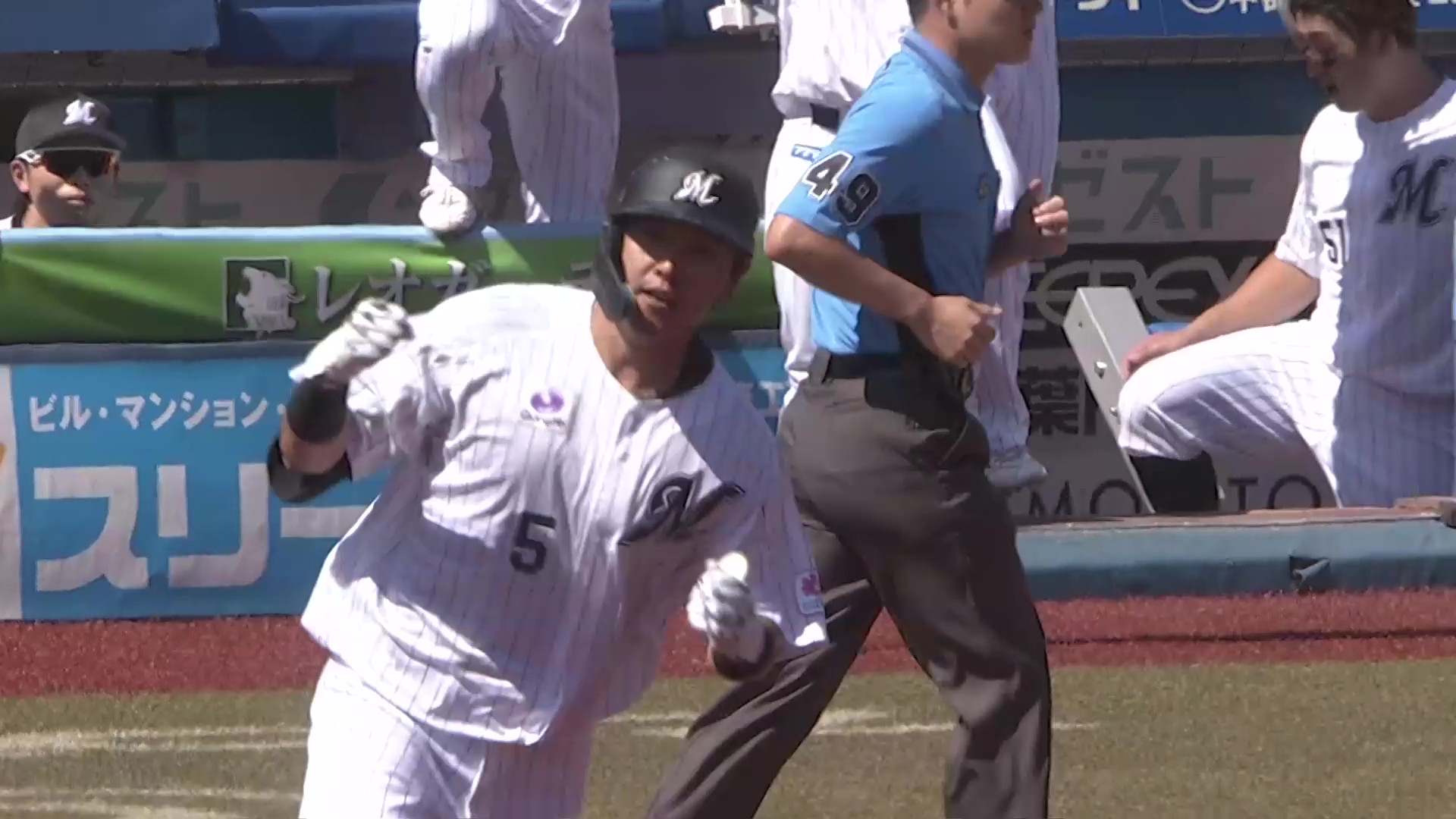 【2回裏】3年ぶりのアーチで同点!! マリーンズ・安田尚憲 今季初打席でバックスクリーンへのHR!! 2026年5月30日 千葉ロッテマリーンズ 対 阪神タイガース