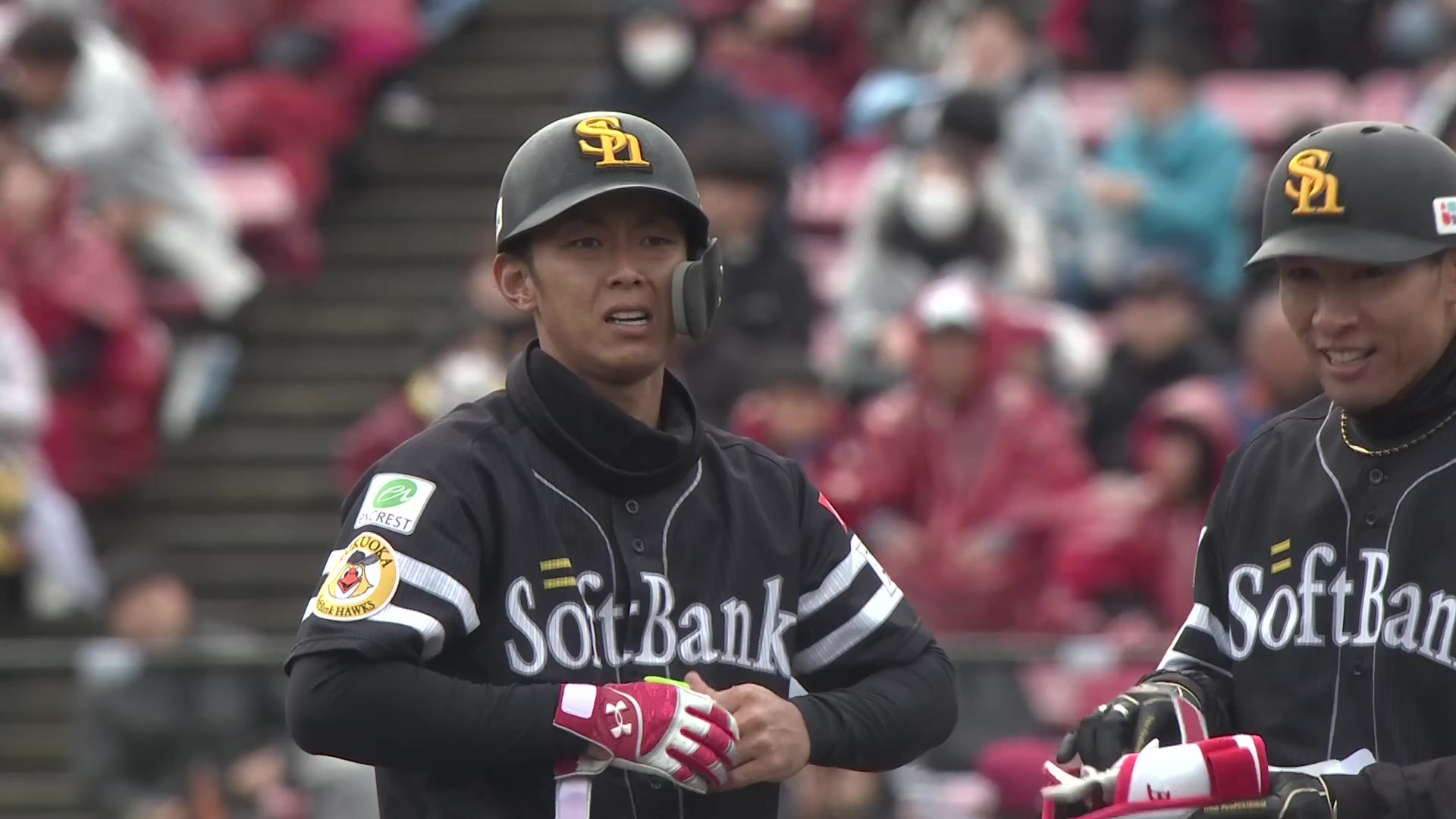 【4回表】この回一気に逆転!! ホークス・今宮健太 レフト前へのタイムリーヒットで勝ち越し!! 2026年4月2日 東北楽天ゴールデンイーグルス 対 福岡ソフトバンクホークス