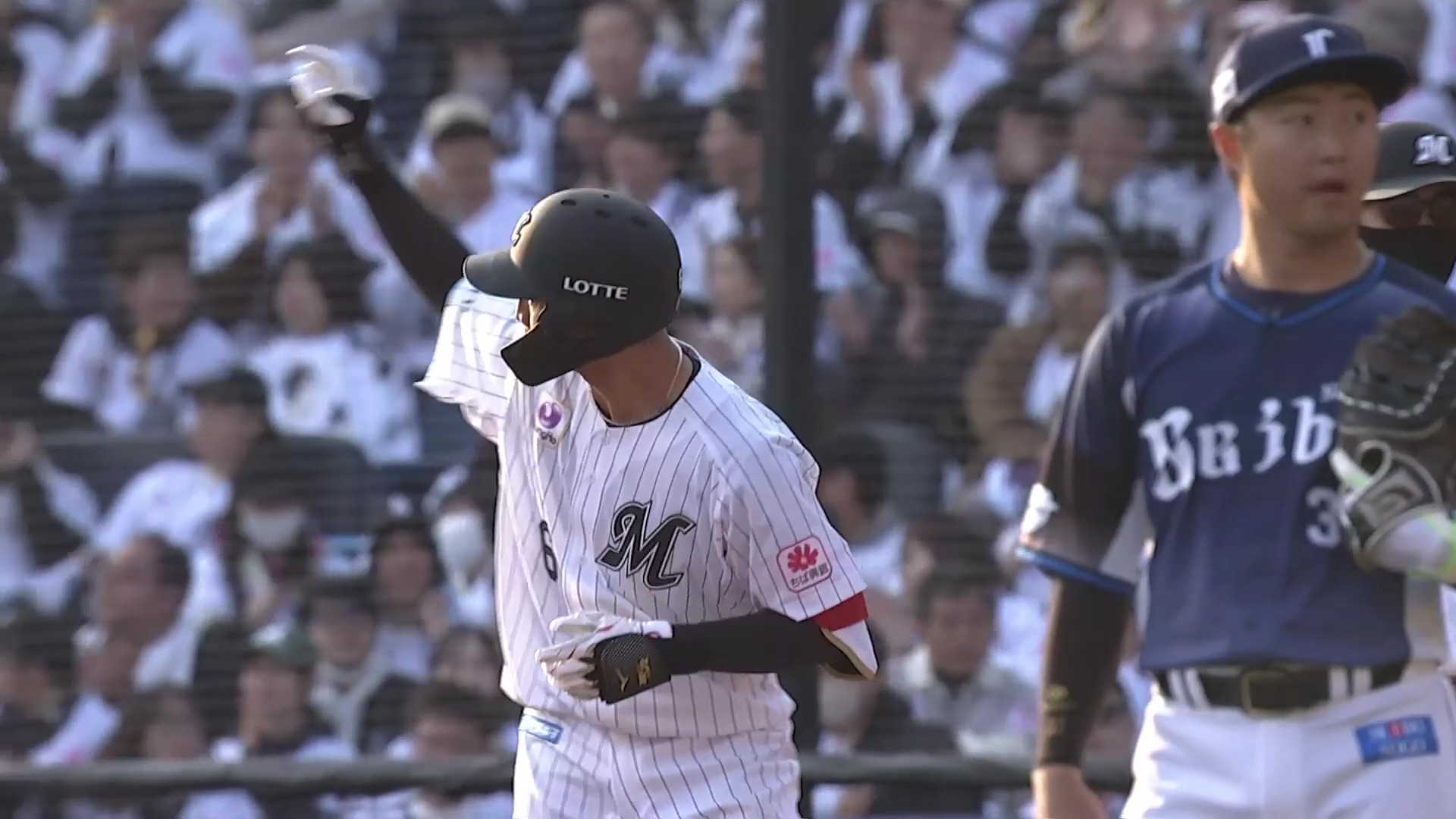 【6回裏】3安打3打点の大暴れ!! マリーンズ・西川史礁 三遊間をしぶとく破るタイムリーで二桁得点!! 2026年3月28日 千葉ロッテマリーンズ 対 埼玉西武ライオンズ