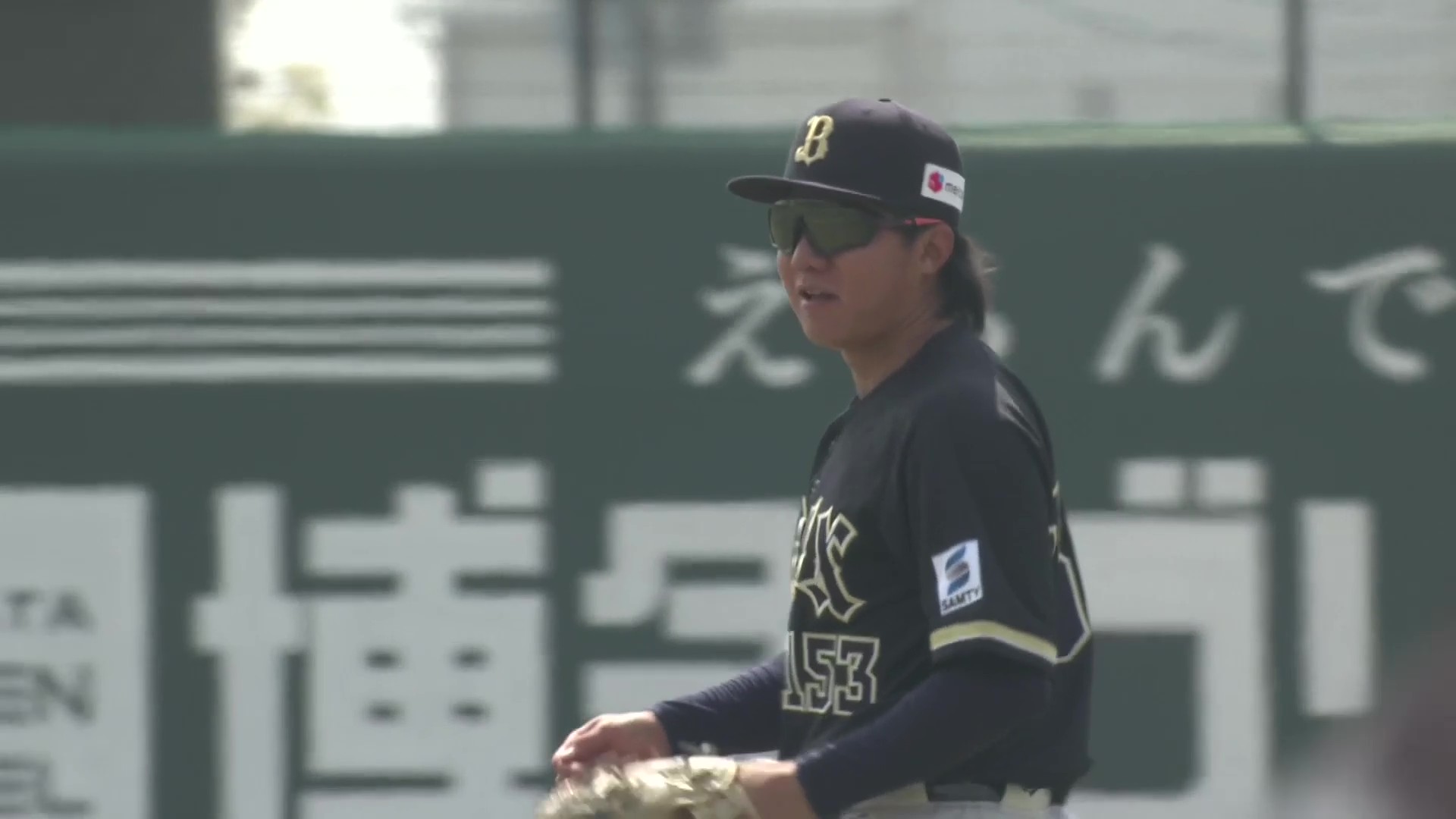 【ファーム】光る守備!! バファローズ・宜保翔 一二塁間の抜けそうな打球を捕りアウトを奪う!! 2026年3月29日 福岡ソフトバンクホークス 対 オリックス・バファローズ