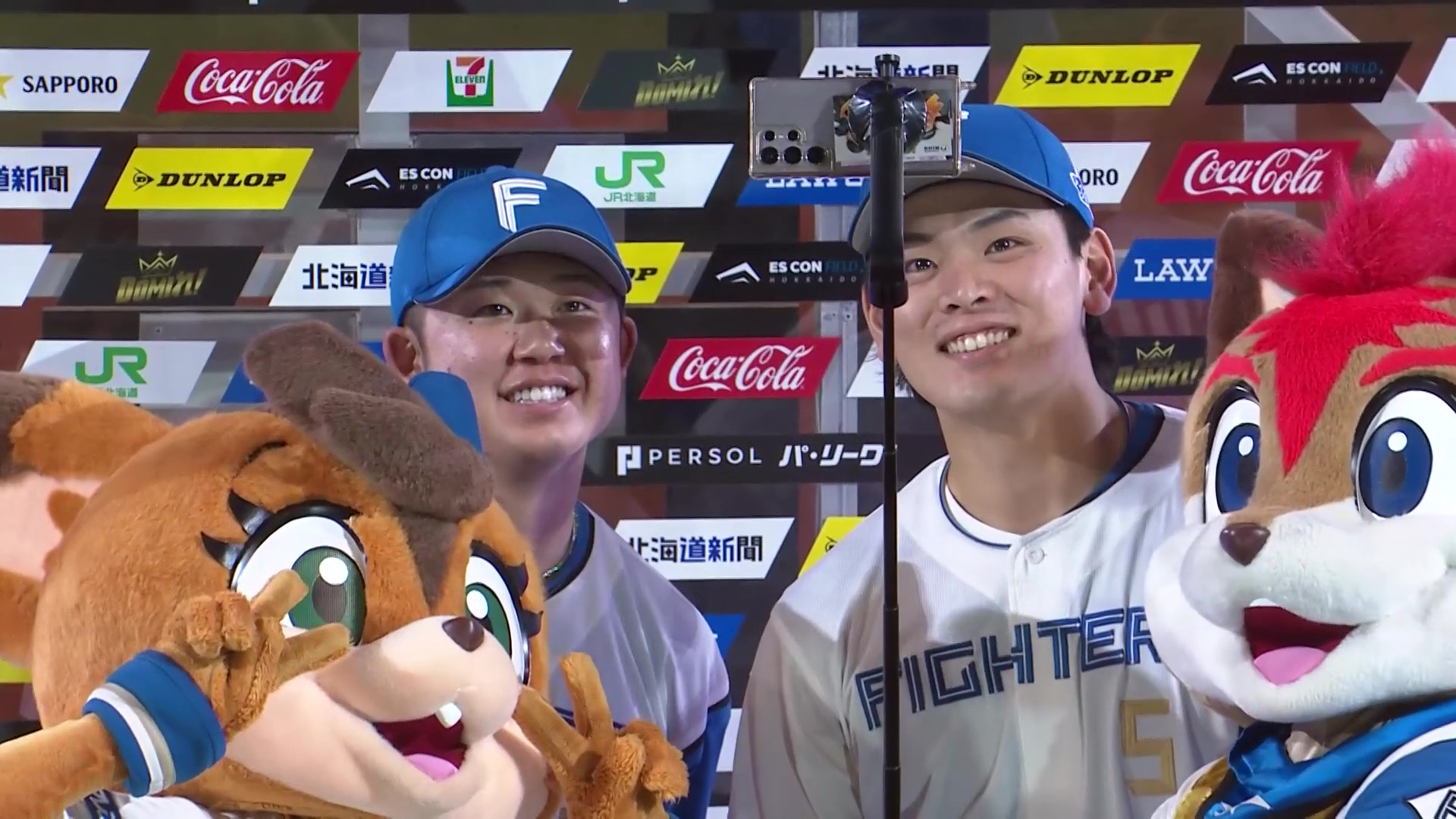 ファイターズ・進藤勇也選手・野村佑希選手ヒーローインタビュー 9月17日 北海道日本ハムファイターズ 対 埼玉西武ライオンズ