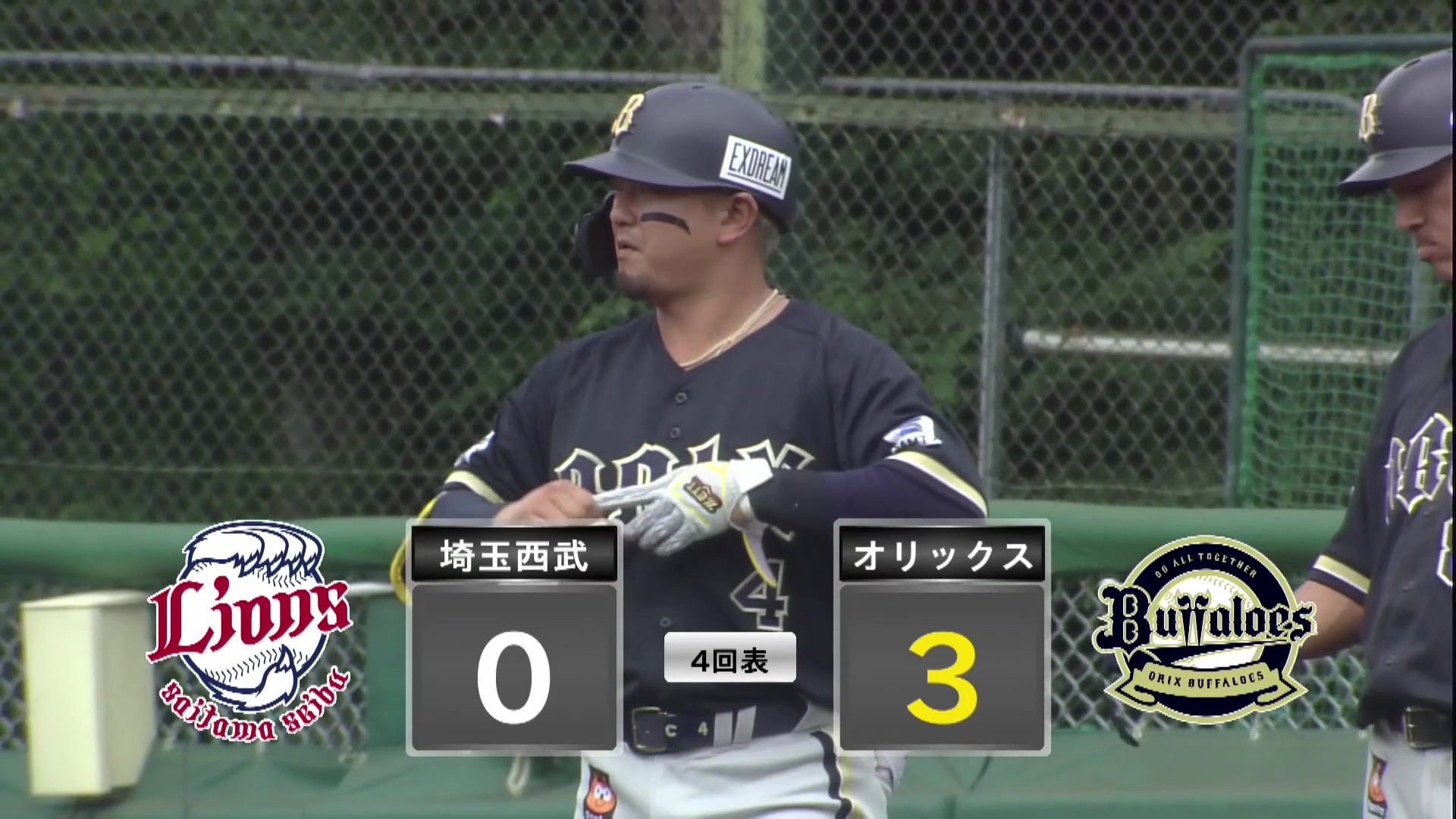 【ファーム】本日3安打!! バファローズ・森友哉 センターへタイムリーヒットを放ち追加点!! 2026年6月24日 埼玉西武ライオンズ 対 オリックス・バファローズ