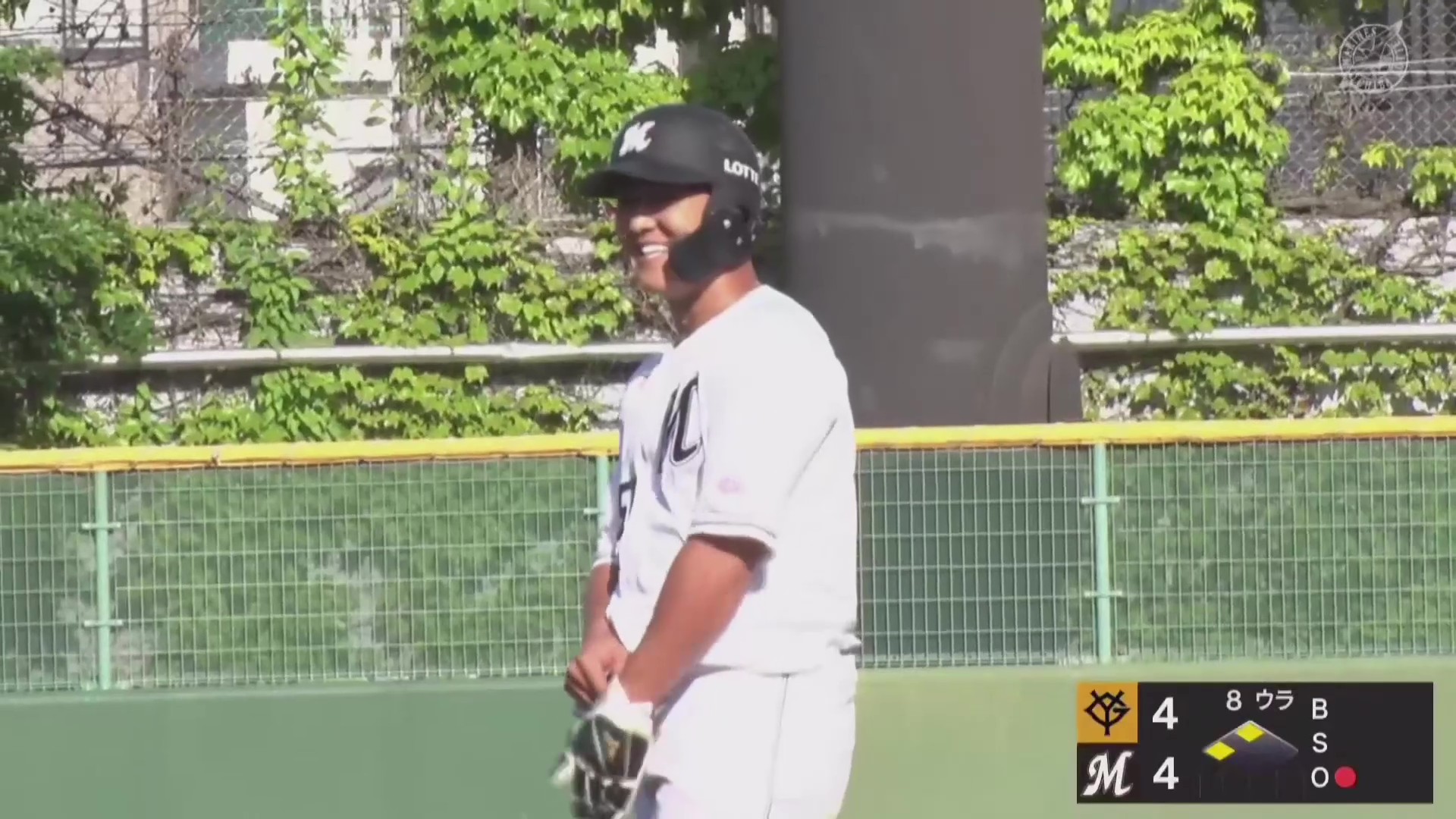 【ファーム】勝負強さを発揮!! マリーンズ・山口航輝 タイムリー2ベースヒットで同点に追いつく!! 2026年5月10日 千葉ロッテマリーンズ 対 読売ジャイアンツ