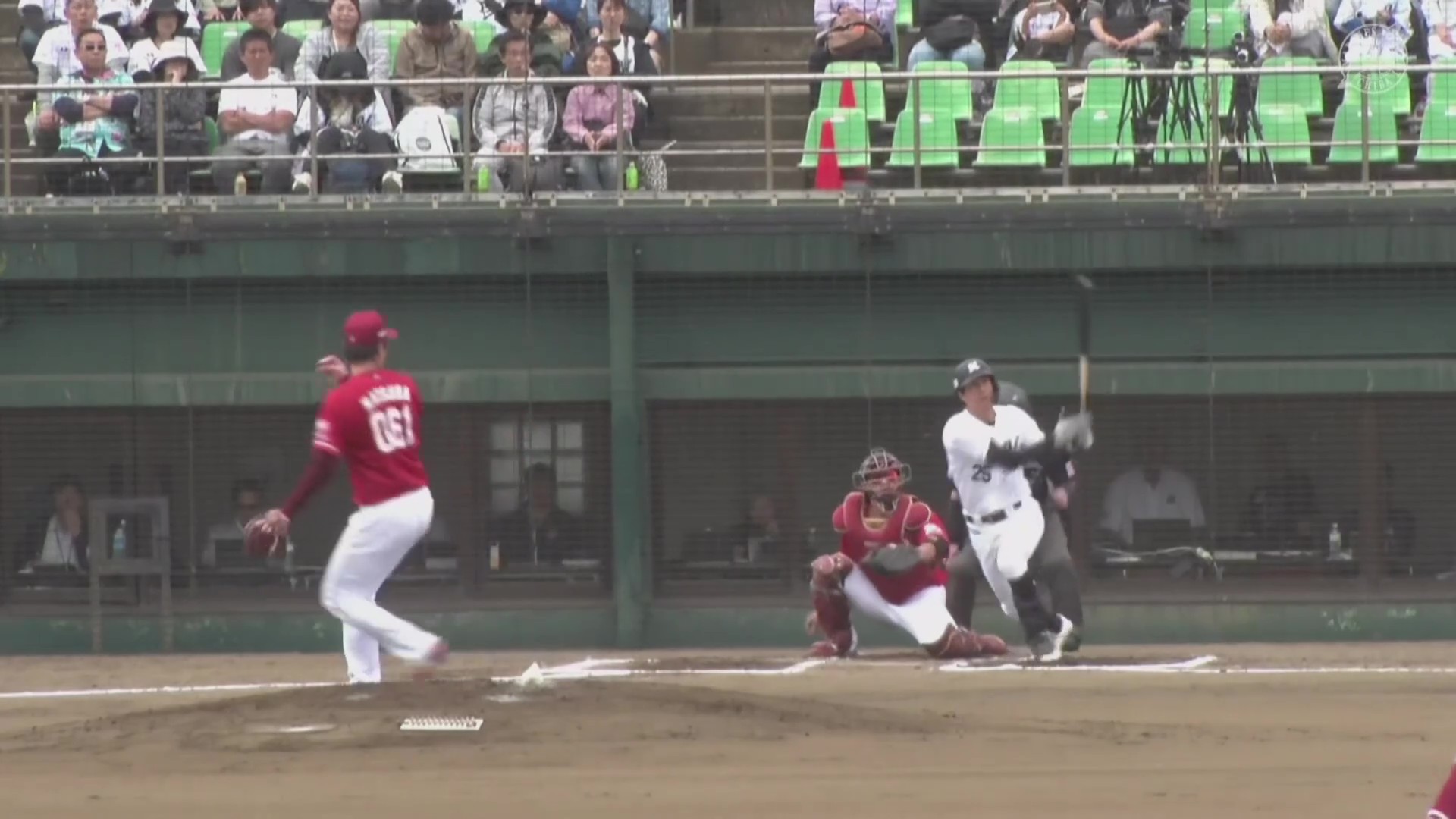 【ファーム】均衡破る!! マリーンズ・岡大海 レフトへのタイムリー2ベースヒットで先制!! 2026年5月6日 千葉ロッテマリーンズ 対 東北楽天ゴールデンイーグルス