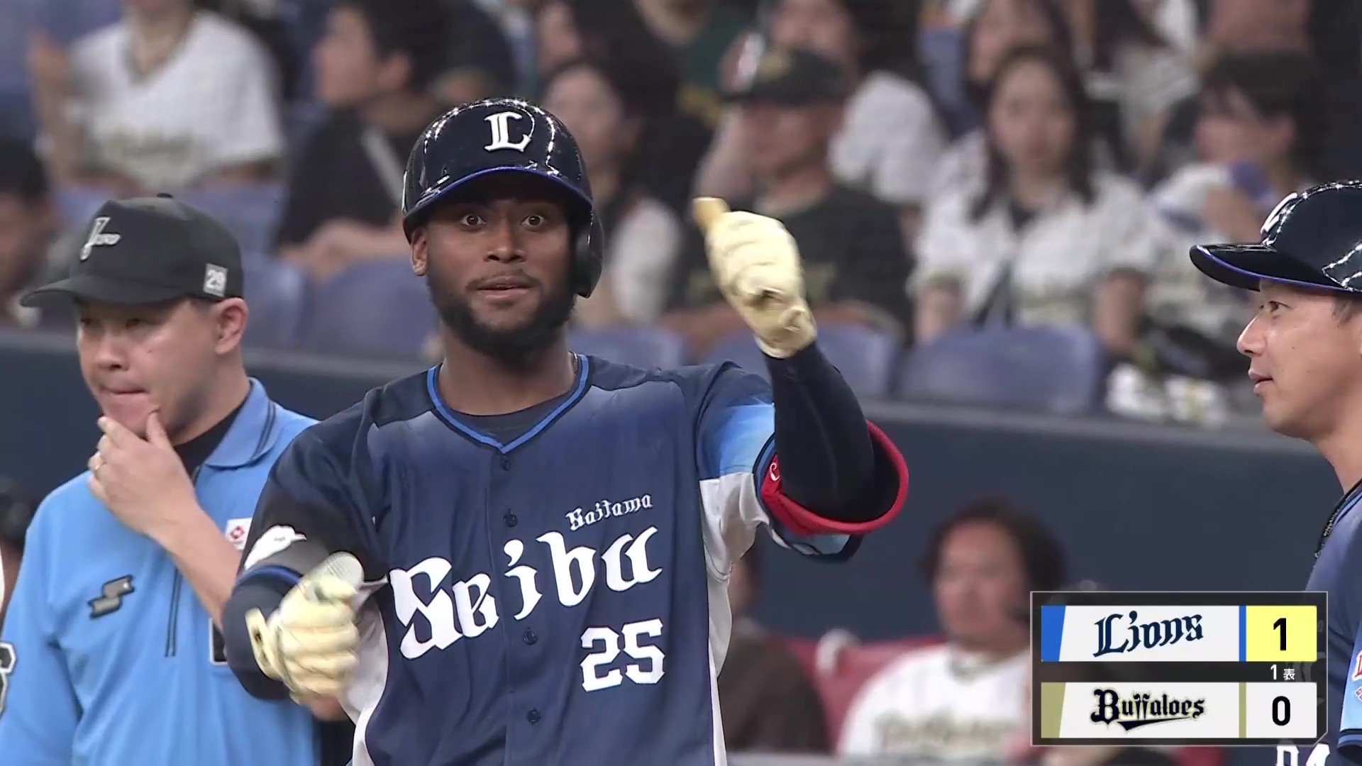 【1回表】すぐさま先制!! ライオンズ・カナリオ 三遊間を抜ける鋭い当たりはタイムリーヒット!! 2026年6月20日 オリックス・バファローズ 対 埼玉西武ライオンズ
