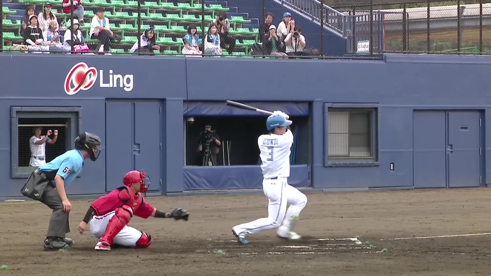 【ファーム】勝負強さを見せる!! ファイターズ・郡司裕也 レフトへ同点の2ランホームラン!! 2026年6月23日 北海道日本ハムファイターズ 対 広島東洋カープ