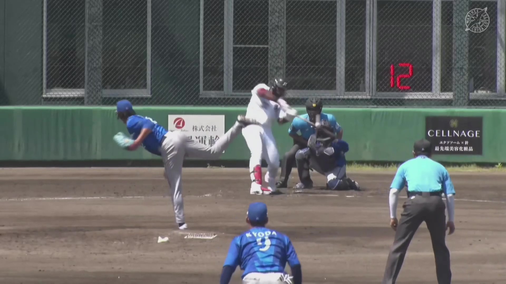 【ファーム】詰まりながらも運んだ!! マリーンズ・ポランコ 先制のタイムリーヒット!! 2026年8月25日 千葉ロッテマリーンズ 対 横浜DeNAベイスターズ