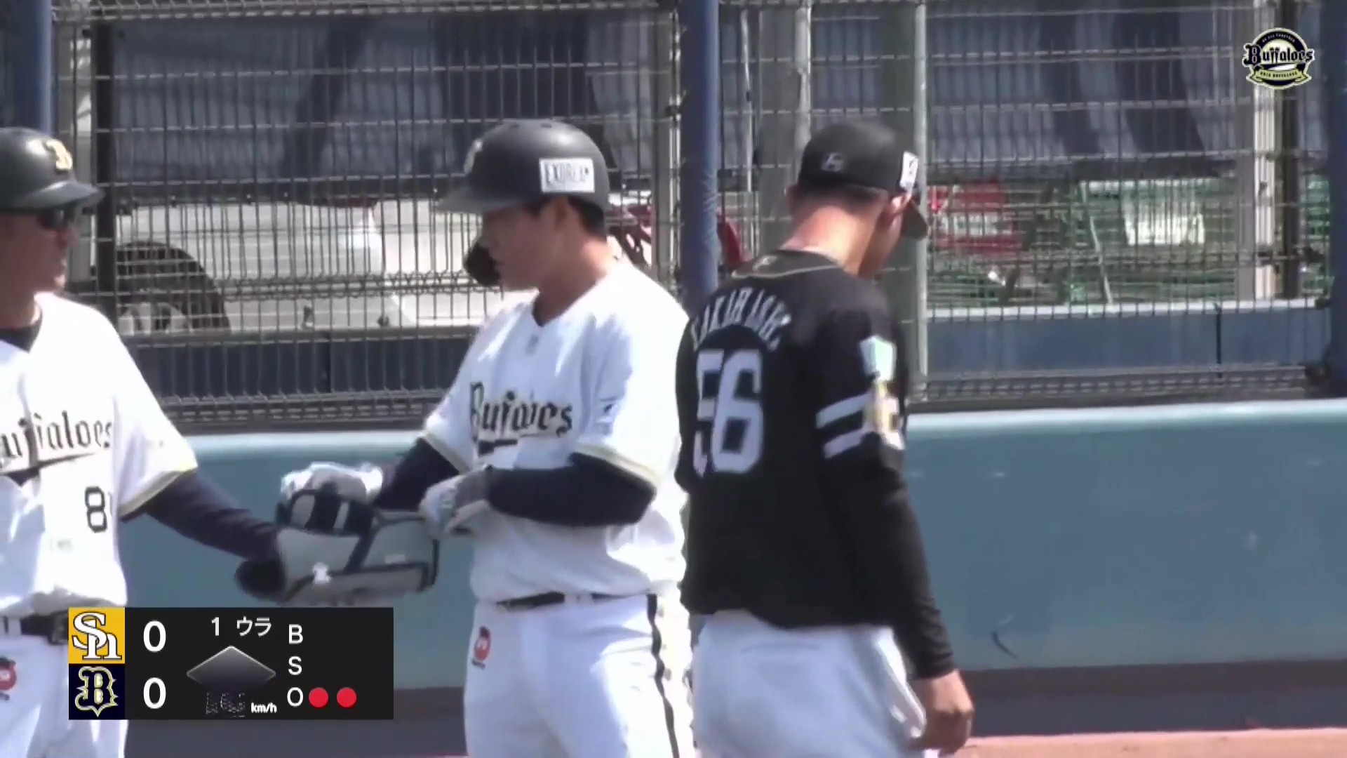 【ファーム】先制タイムリー!! バファローズ・来田涼斗 ライト頭上を越えるタイムリー3ベース!! 2026年4月12日 オリックス・バファローズ 対 福岡ソフトバンクホークス