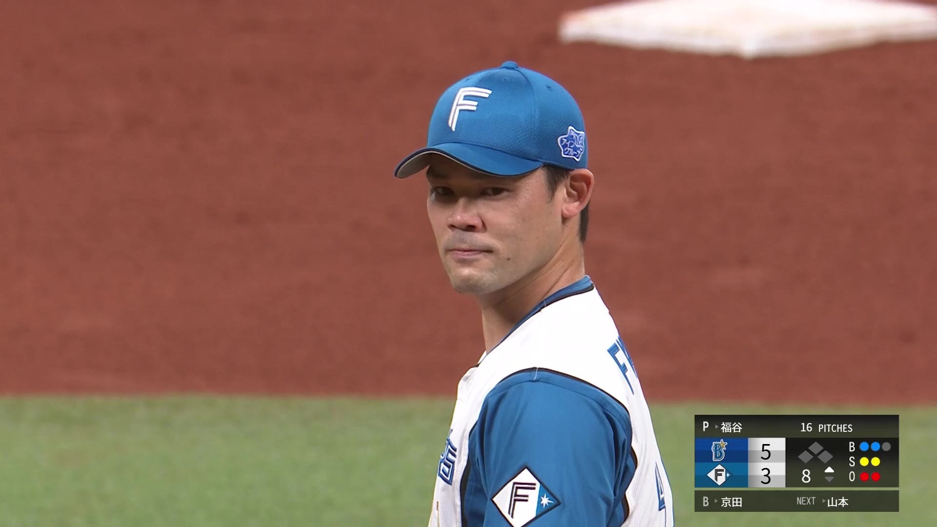 【8回表】最後は空振り三振!! ファイターズ・福谷浩司 3者凡退に抑え無失点の好投を見せる!! 2026年3月17日 北海道日本ハムファイターズ 対 横浜DeNAベイスターズ