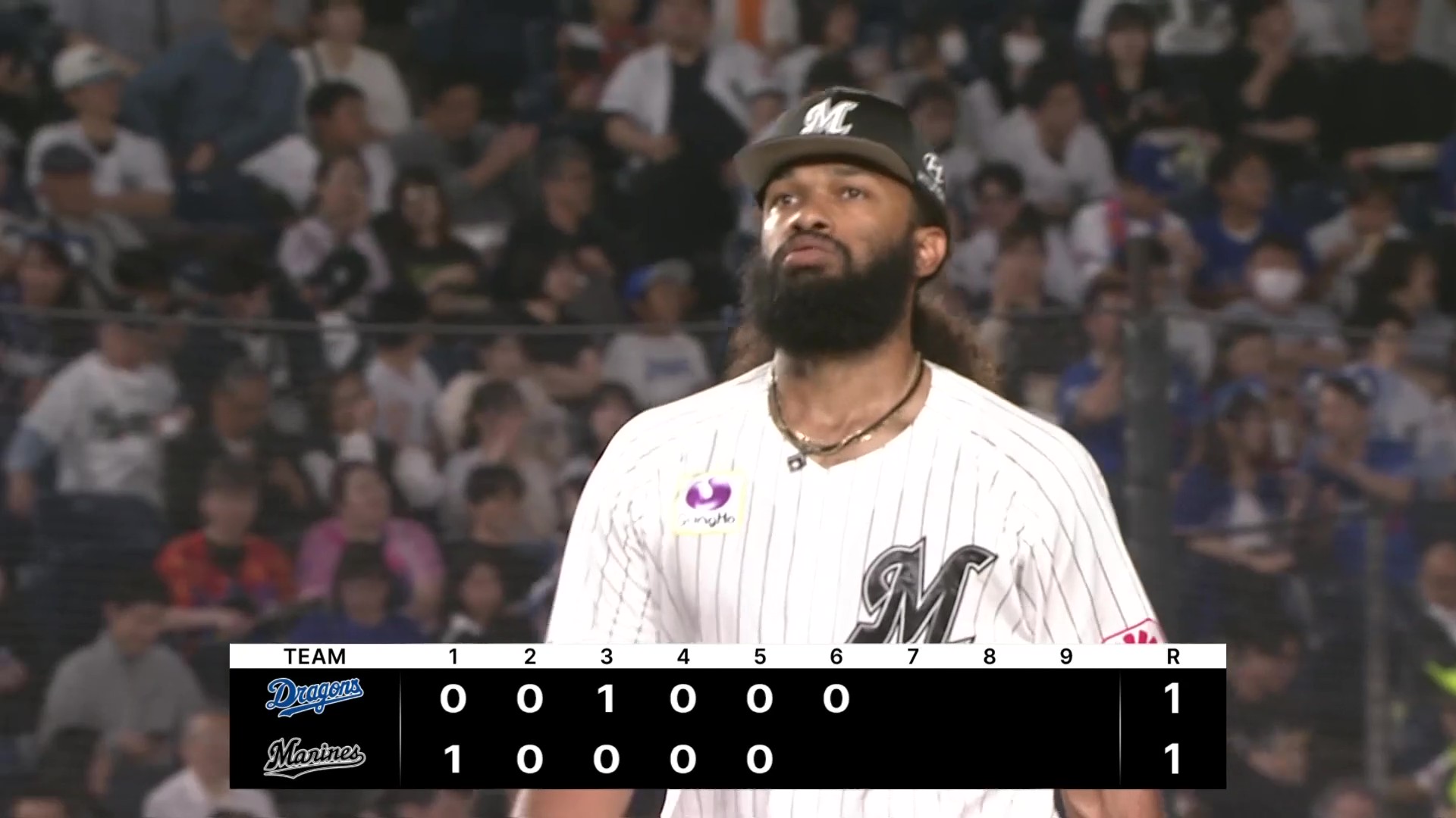 【6回表】5三振目!! マリーンズ・ジャクソン 6回1失点の好投で流れを渡さない!! 2026年6月9日 千葉ロッテマリーンズ 対 中日ドラゴンズ