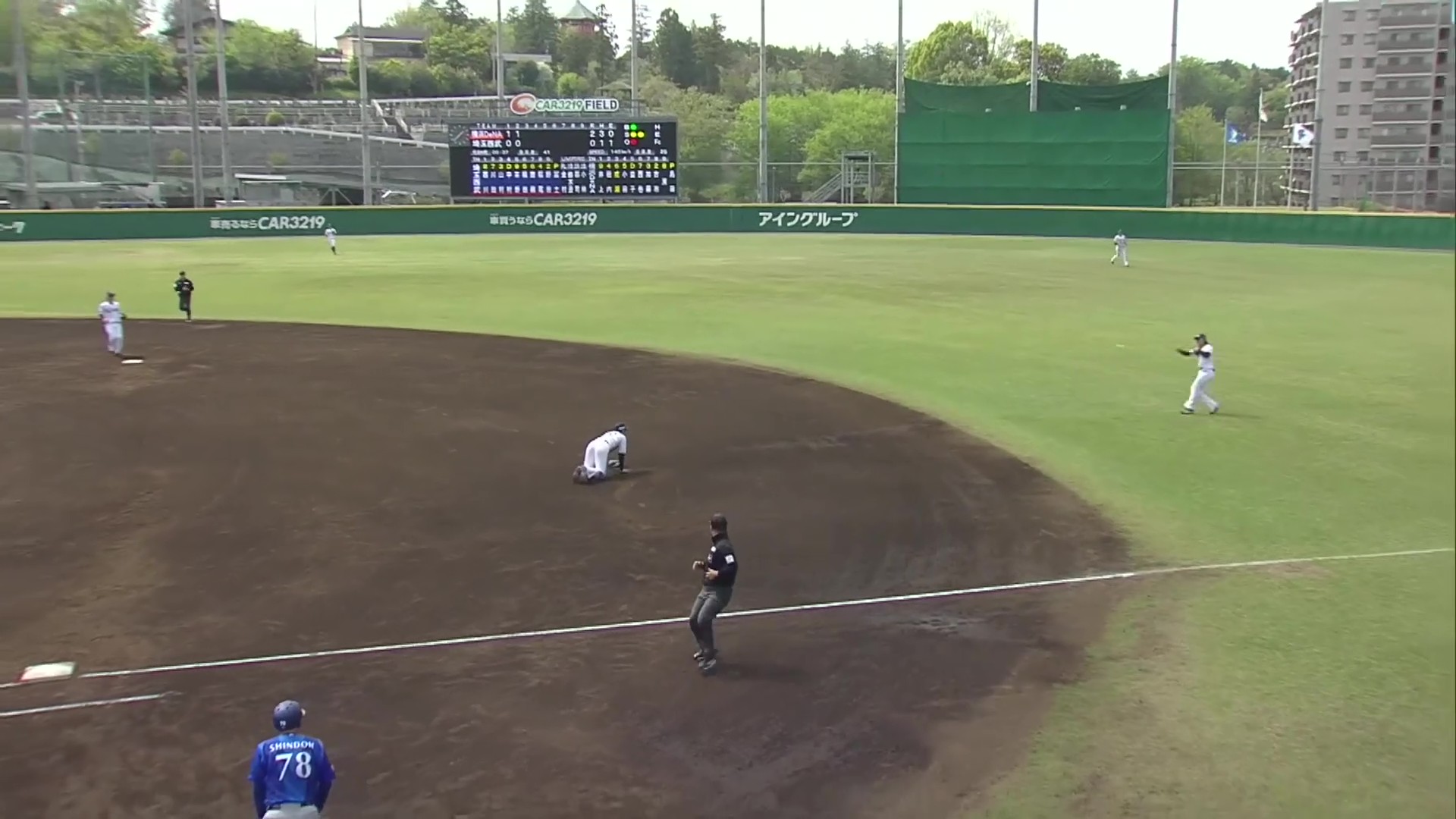 【ファーム】ライオンズ・福尾遥真 一二塁間の深い打球を上手く捌く好プレーを見せる!! 2026年4月14日 埼玉西武ライオンズ 対 横浜DeNAベイスターズ