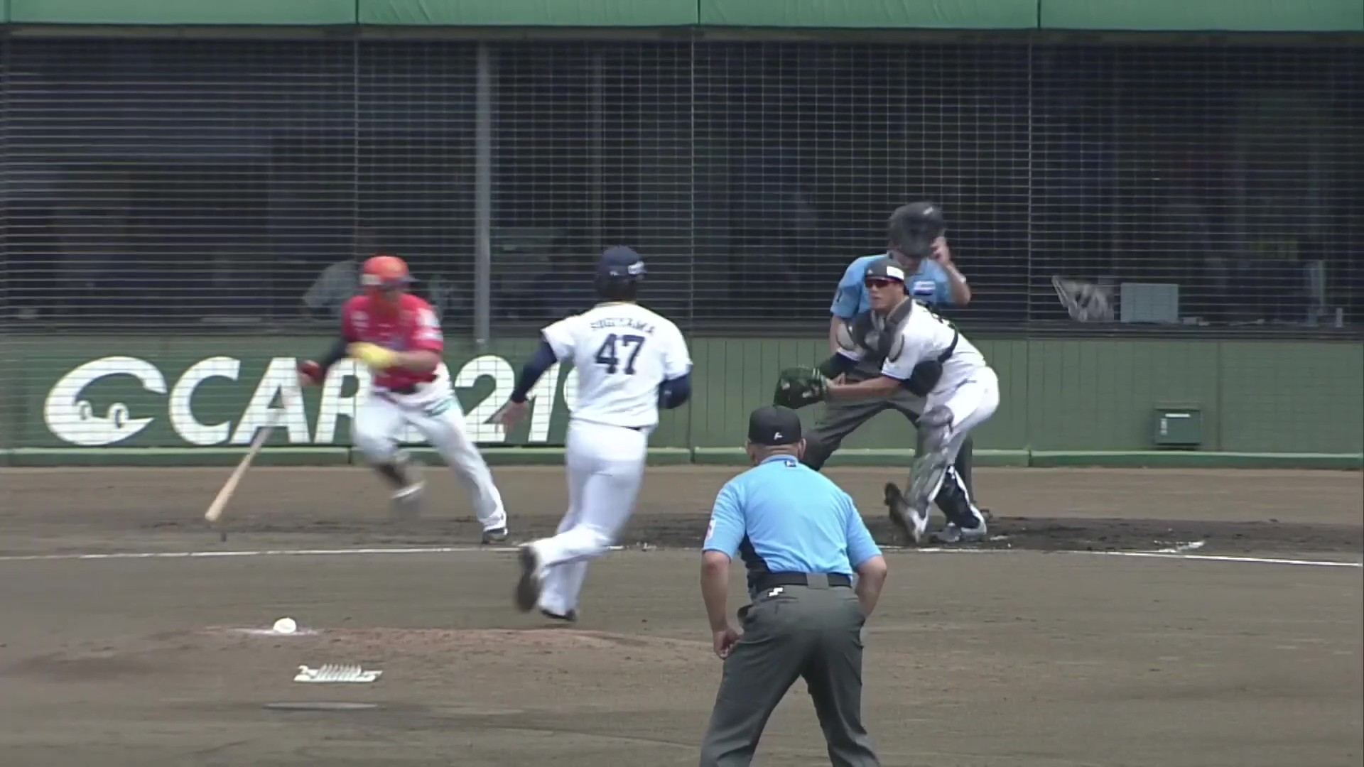 【ファーム】ピンチ拡大を防ぐ!! ライオンズ・牧野翔矢 素早いバント処理でダブルプレー完成!! 2026年7月20日 埼玉西武ライオンズ 対 オイシックス新潟アルビレックスBC