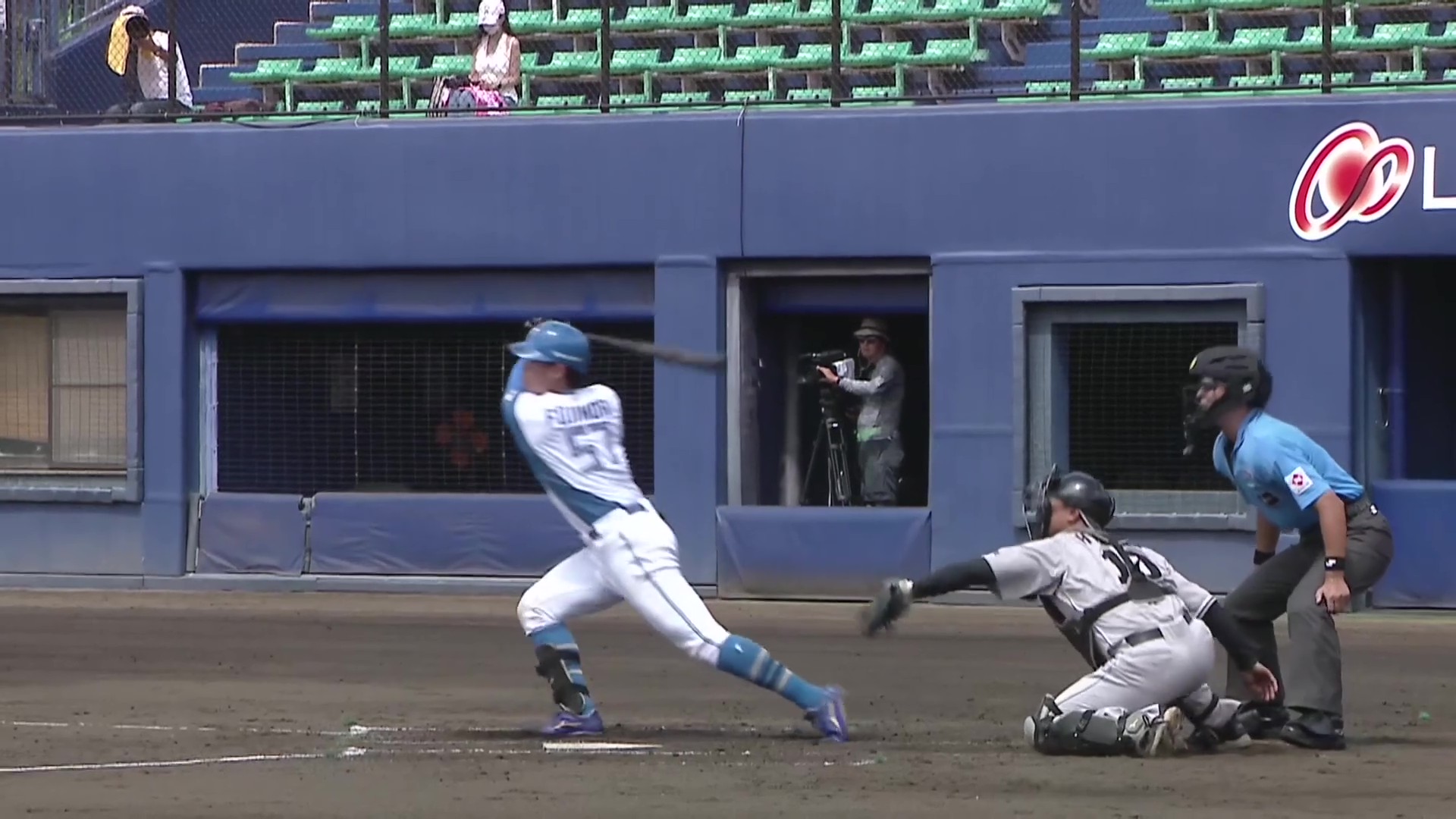 【ファーム】先制点!! ファイターズ・藤森海斗 低めの難しい球を上手く捌いてタイムリー‼ 2026年8月4日 北海道日本ハムファイターズ 対 ハヤテベンチャーズ静岡