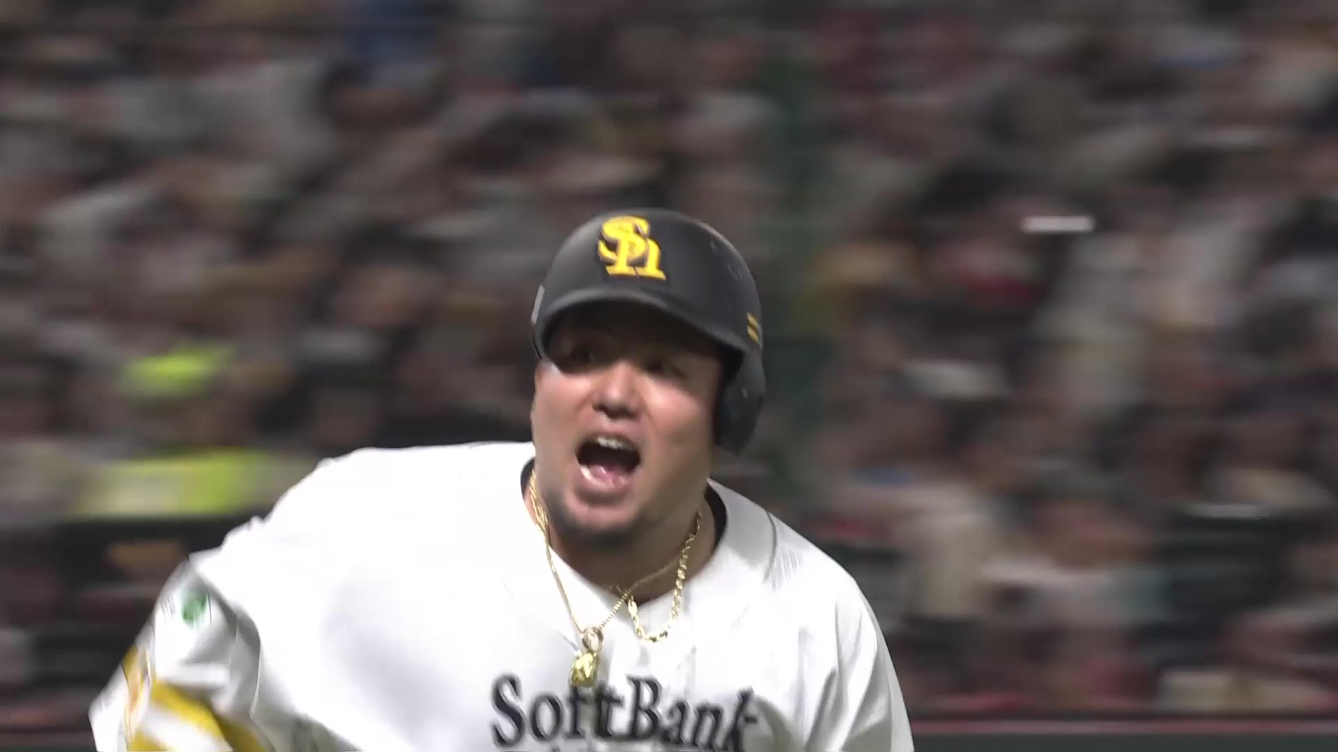 【4回裏】雄たけび上げて追いついた!! ホークス・山川穂高 特大ホームランで再び同点!! 2026年3月27日 福岡ソフトバンクホークス 対 北海道日本ハムファイターズ