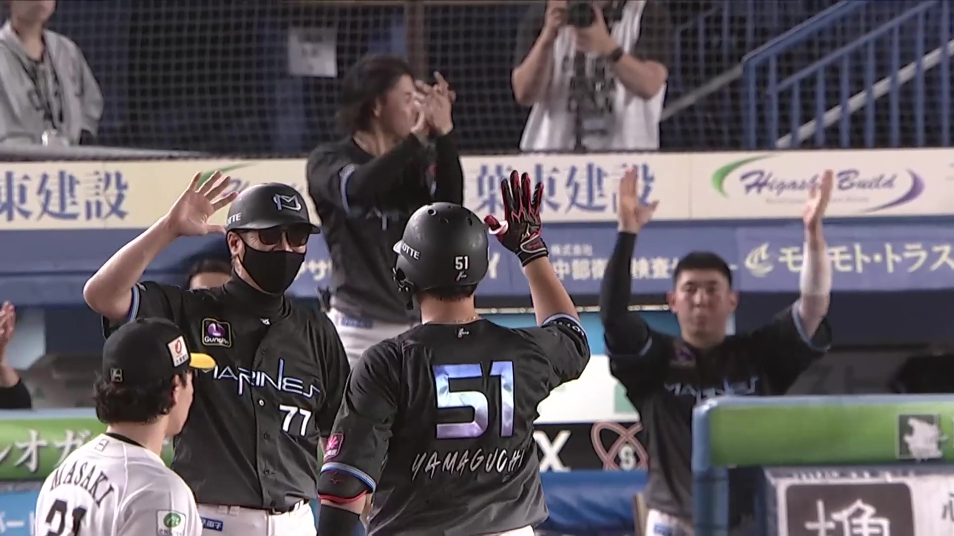 【9回裏】意地の一打!! マリーンズ・山口航輝 初球捉えタイムリーヒットを放ち1点を返す!! 2026年7月18日 千葉ロッテマリーンズ 対 福岡ソフトバンクホークス
