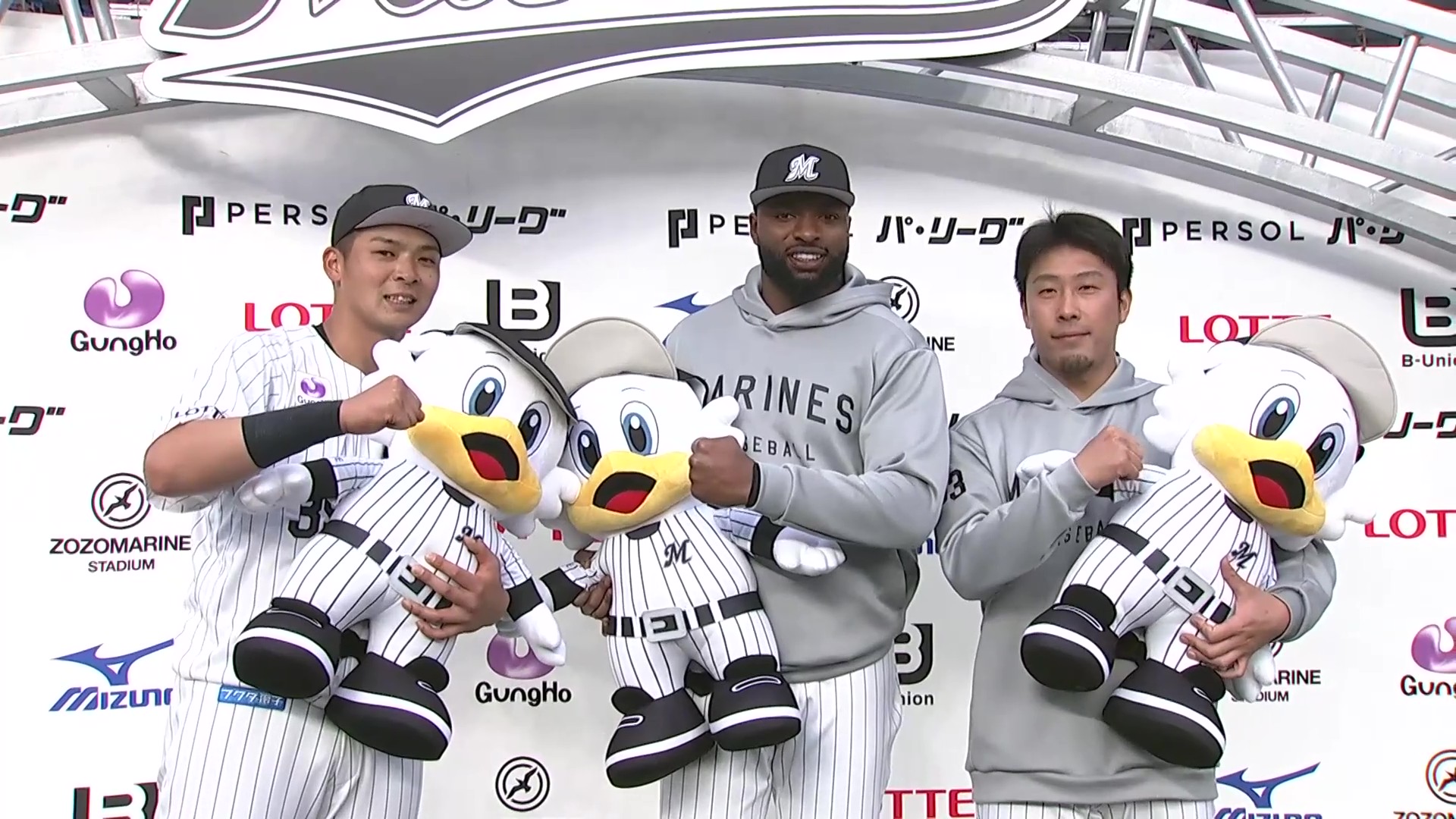 マリーンズ・八木彬投手・ポランコ選手・井上広大選手ヒーローインタビュー 4月29日 千葉ロッテマリーンズ 対 東北楽天ゴールデンイーグルス