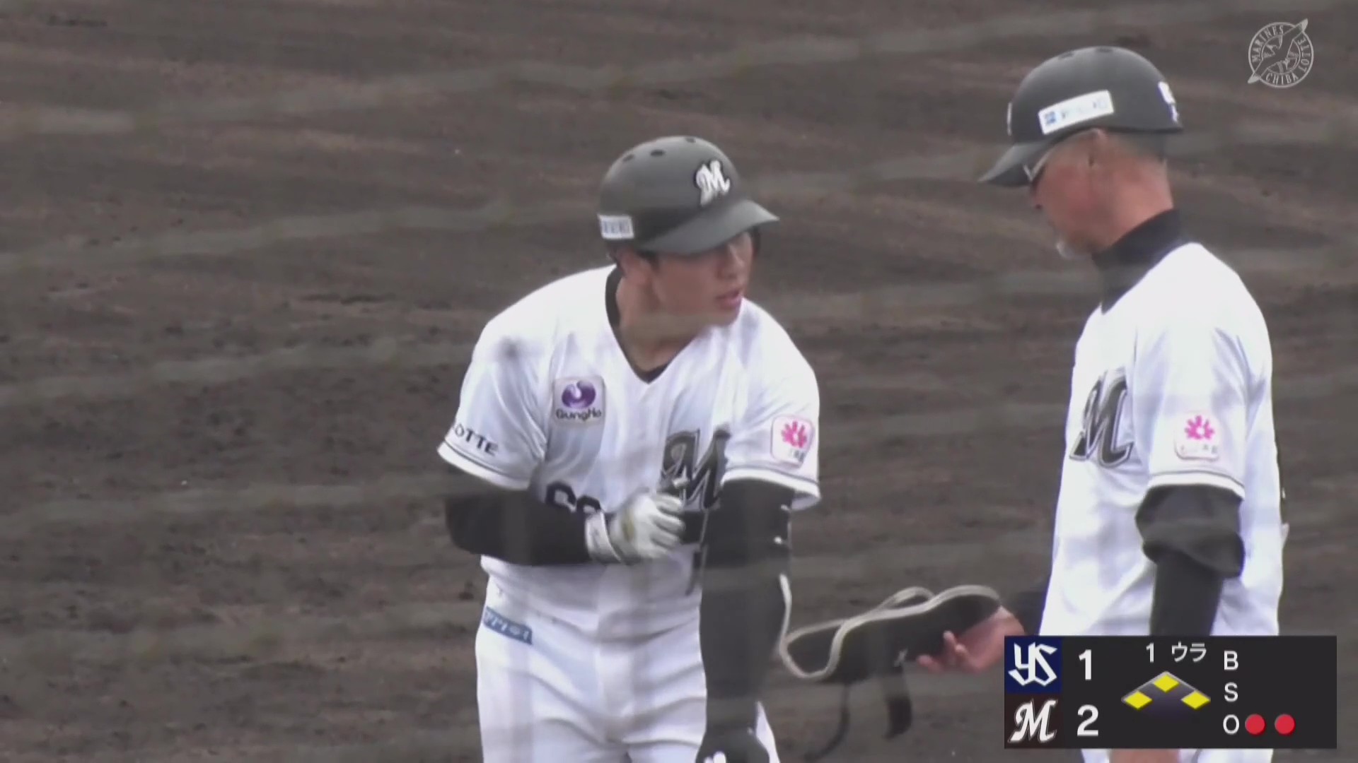 【ファーム】四球後の初球狙い打ち!! マリーンズ・岡村了樹が勝ち越しのタイムリーヒット!! 2026年6月7日 千葉ロッテマリーンズ 対 東京ヤクルトスワローズ