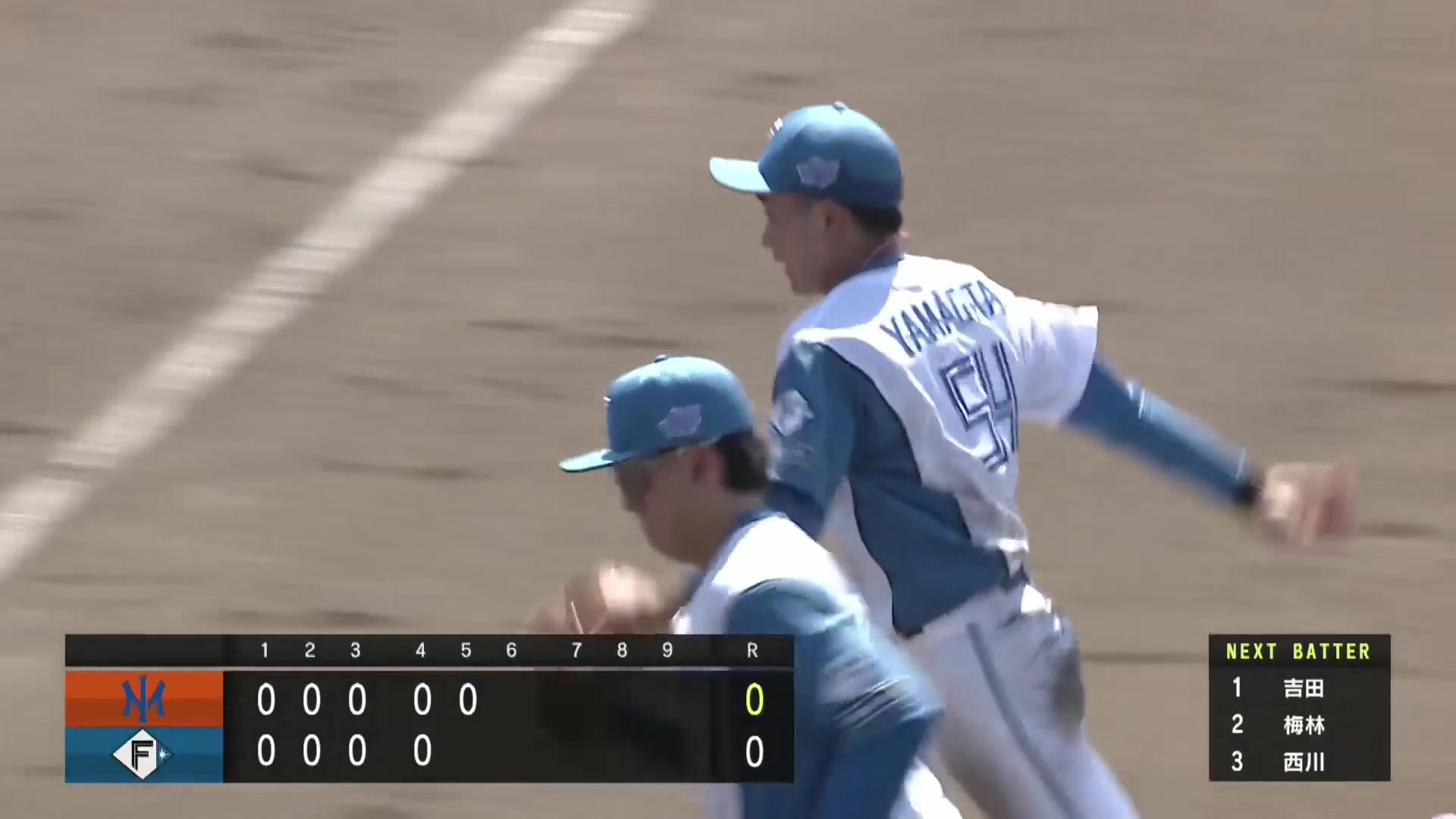 【ファーム】ファインプレー!! ファイターズ・山縣秀 変則的なバウンドにうまく対応しダブルプレー!! 2026年5月17日 北海道日本ハムファイターズ 対 オイシックス新潟アルビレックスBC