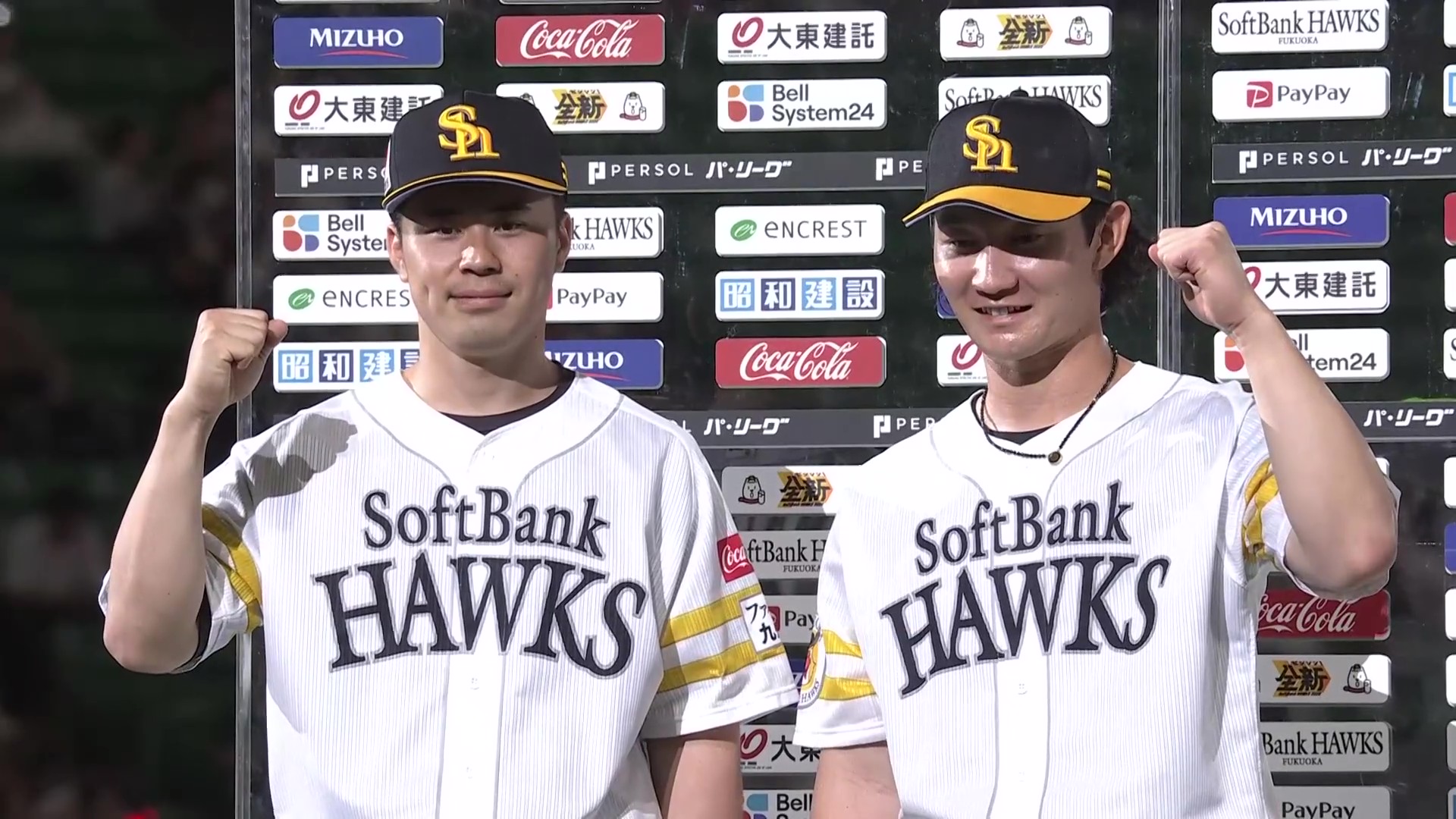 ホークス・松本晴投手・正木智也選手ヒーローインタビュー 5月23日 福岡ソフトバンクホークス 対 北海道日本ハムファイターズ