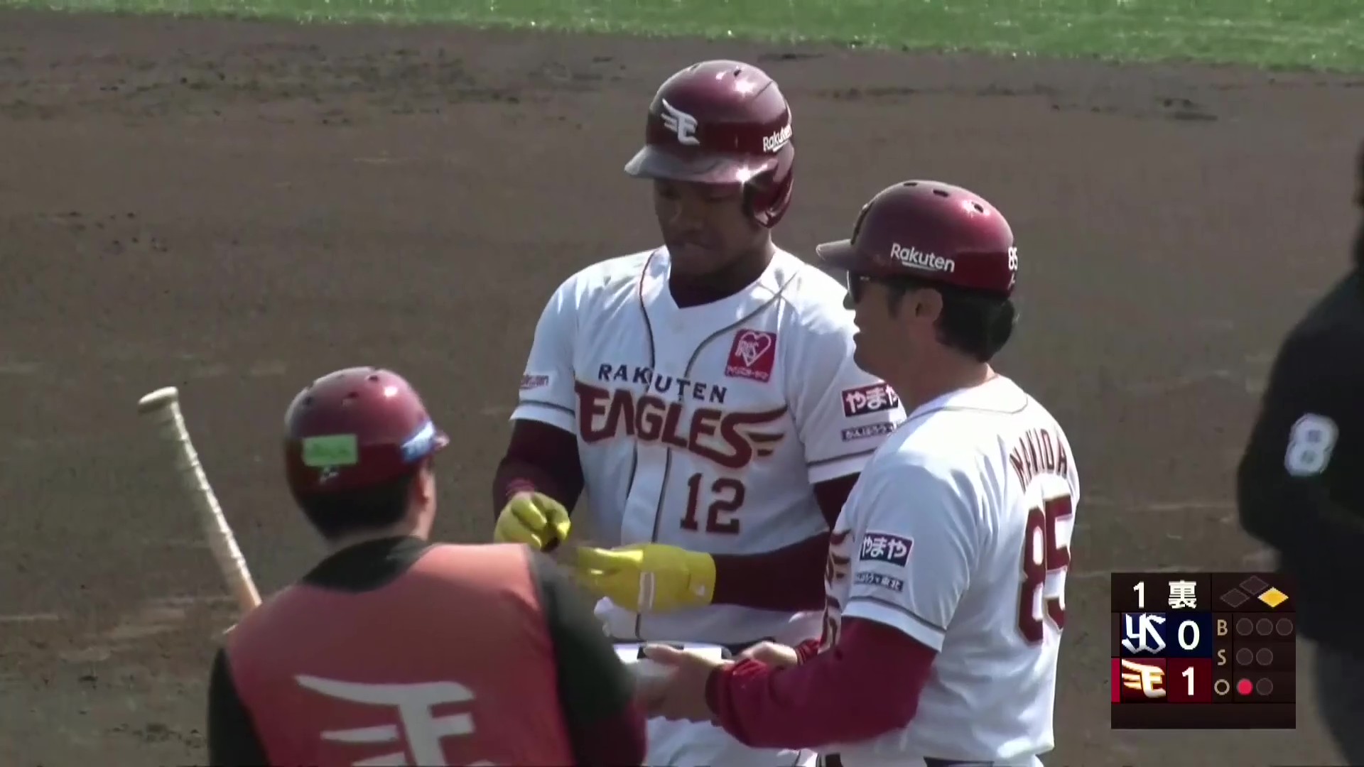 【ファーム】先制の一打!! イーグルス・ゴンザレス ライト前へのタイムリーヒットを放つ!! 2026年3月29日 東北楽天ゴールデンイーグルス 対 東京ヤクルトスワローズ